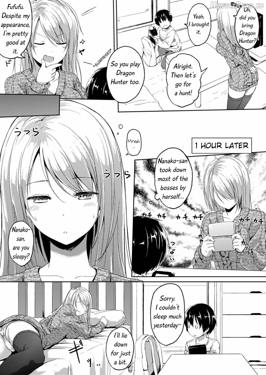 190cm↑ Choushin Onee-san to Taikakusa Icha Love Jikan Chapter 1 - page 7