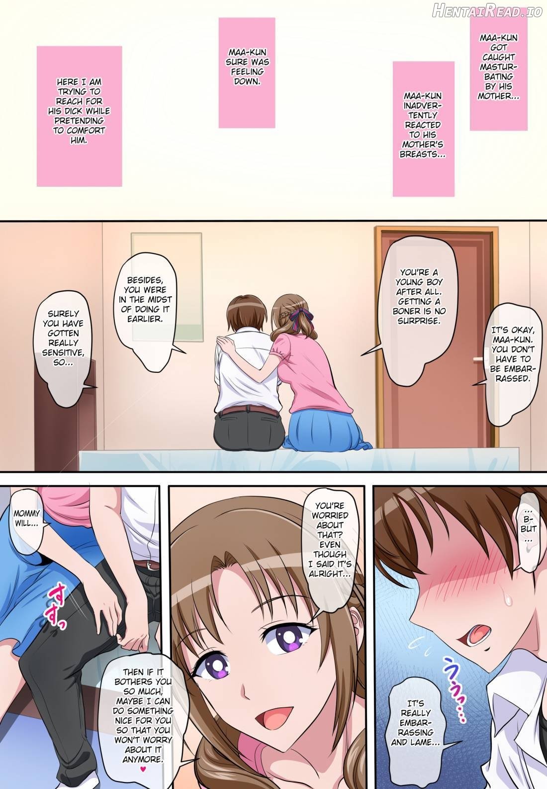 Boshi Soukan ~Musuko o Yuuwaku Shite Sex Shichau Bijin de Sukebe na Okaa-san~ Chapter 1 - page 7