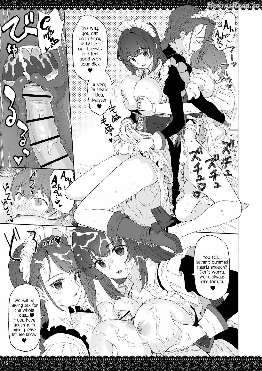 WhiteBrim Royal Maid-tai no Kenshin-Tekina Aijou o Zonbun ni Ajiwau Hon Chapter 1 - page 12