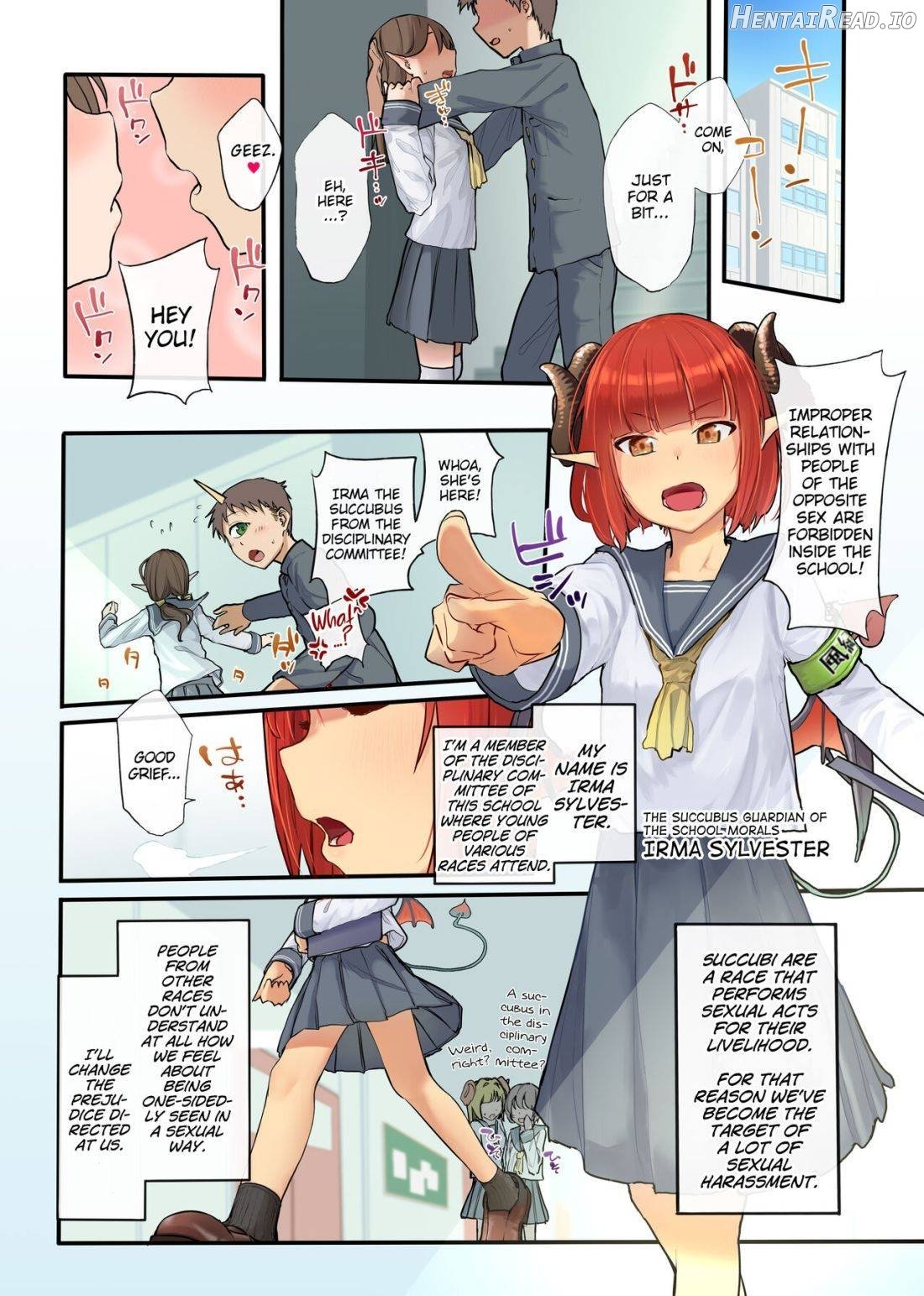 Keppeki Fuukiiin Succubus no Internship ～1 Shuukan Micchiri ♥ Kyousei Houshi Katsudou ~ Chapter 1 - page 2