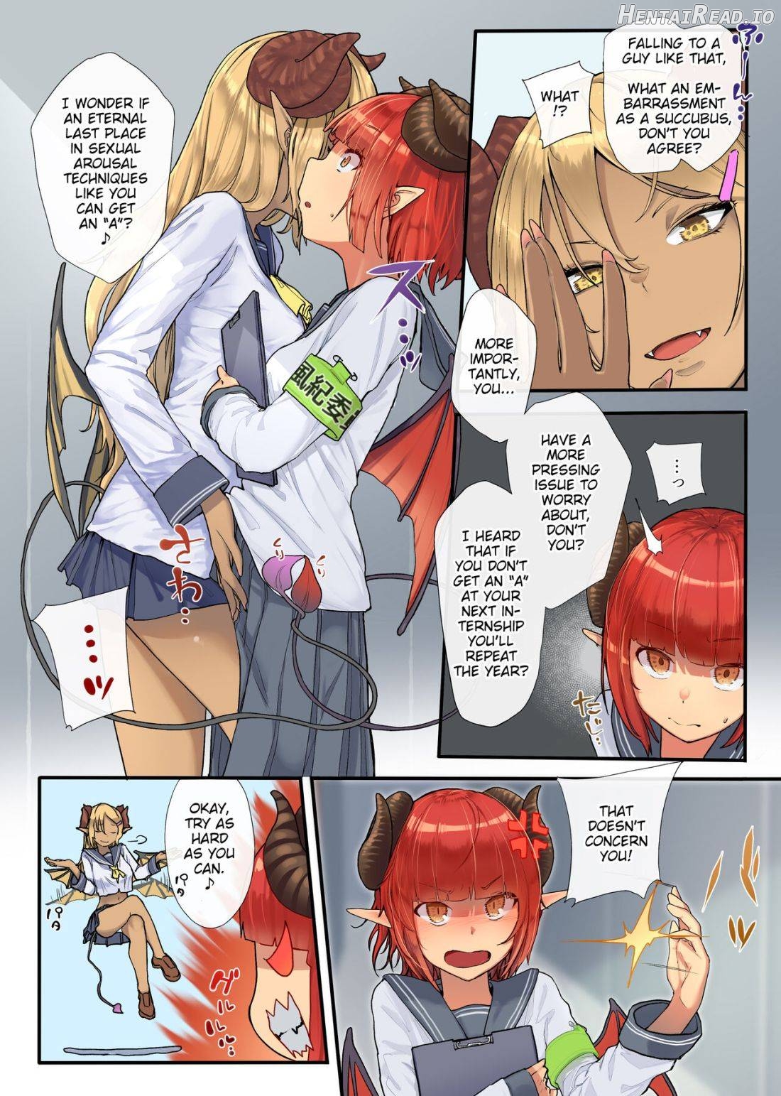 Keppeki Fuukiiin Succubus no Internship ～1 Shuukan Micchiri ♥ Kyousei Houshi Katsudou ~ Chapter 1 - page 5