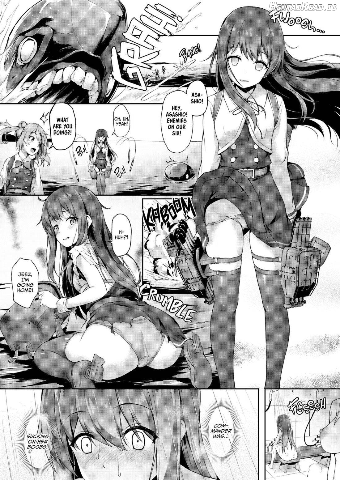 Asashio-chan Yoru no Sakusen Kaigi!! Chapter 1 - page 3