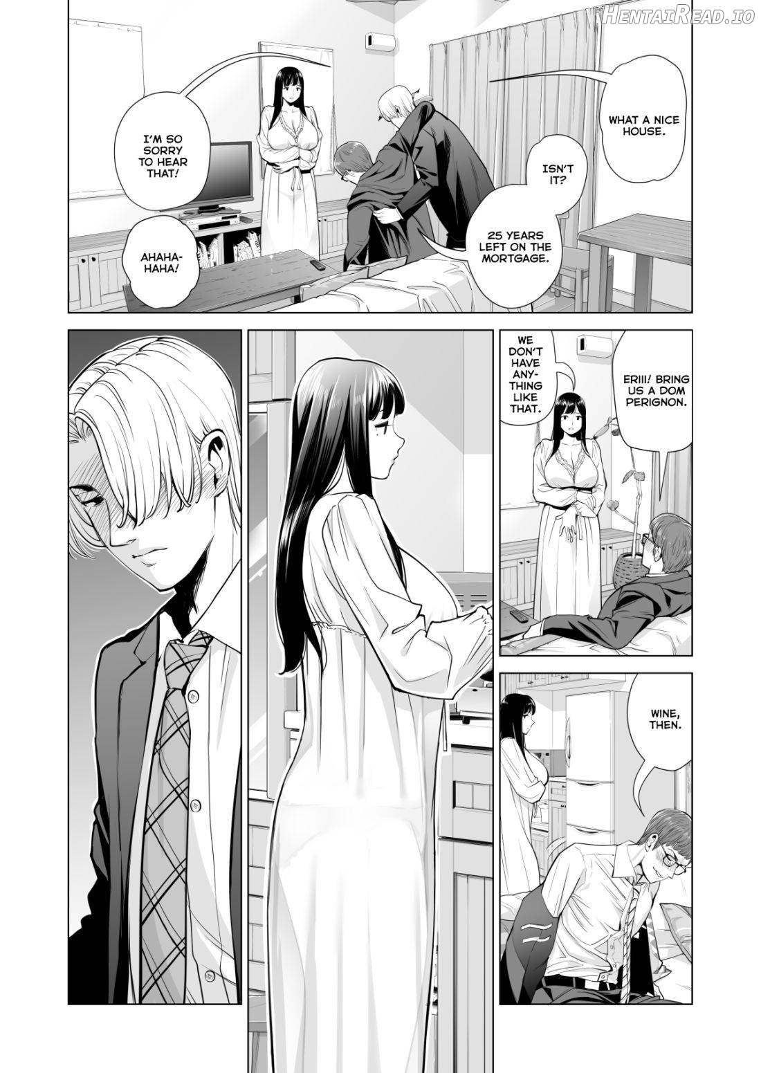 Tsukiyo no Midare Zake ~Hitozuma wa Yoitsubureta Otto no Soba de Douryou ni Netorareru~ (Zenpen) Chapter 1 - page 14