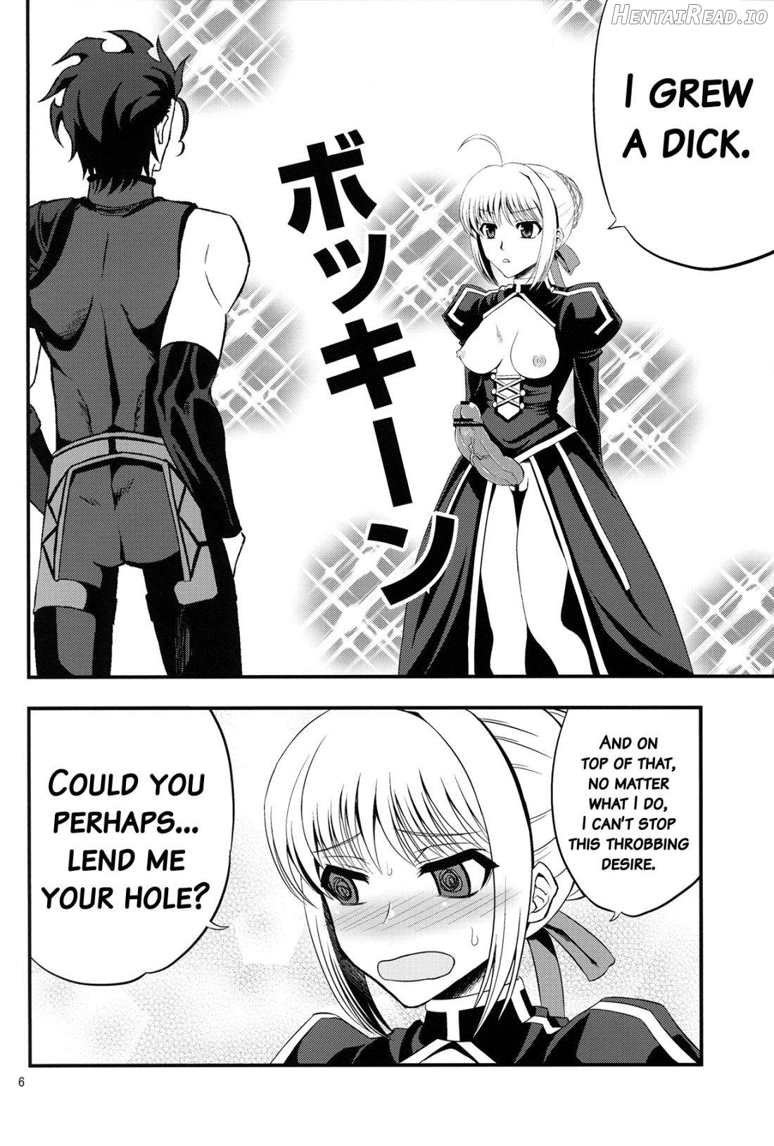 Saber ni Chinko ga Haeru Hon Chapter 1 - page 4