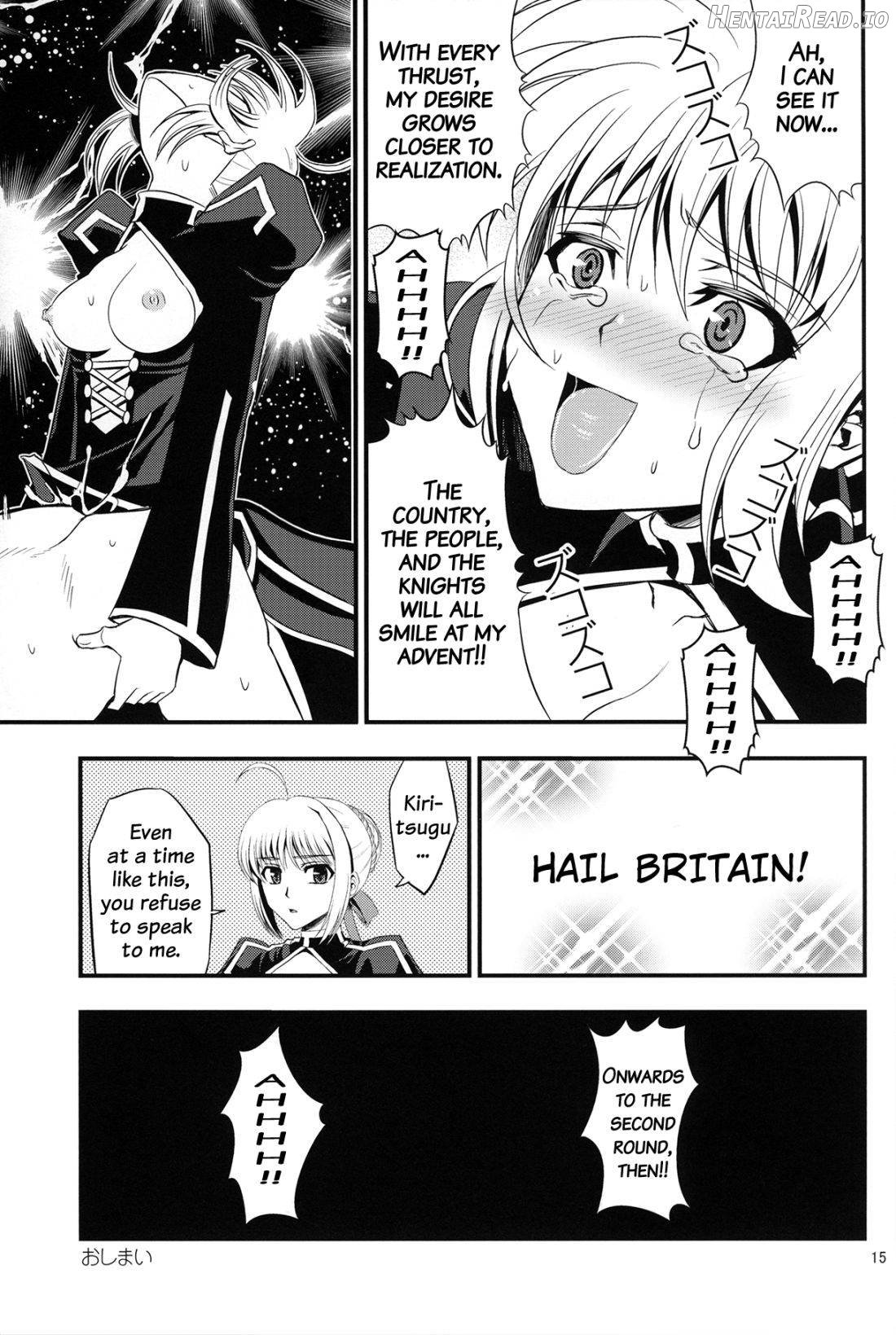 Saber ni Chinko ga Haeru Hon Chapter 1 - page 12