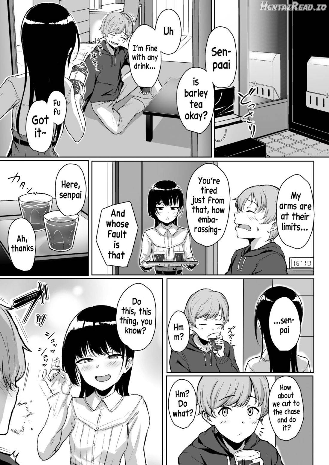 Ijiwaru de Amaama ~Kouhai Kanojo ni Tekoki de Aisarereru Ohanashi~ Chapter 1 - page 4