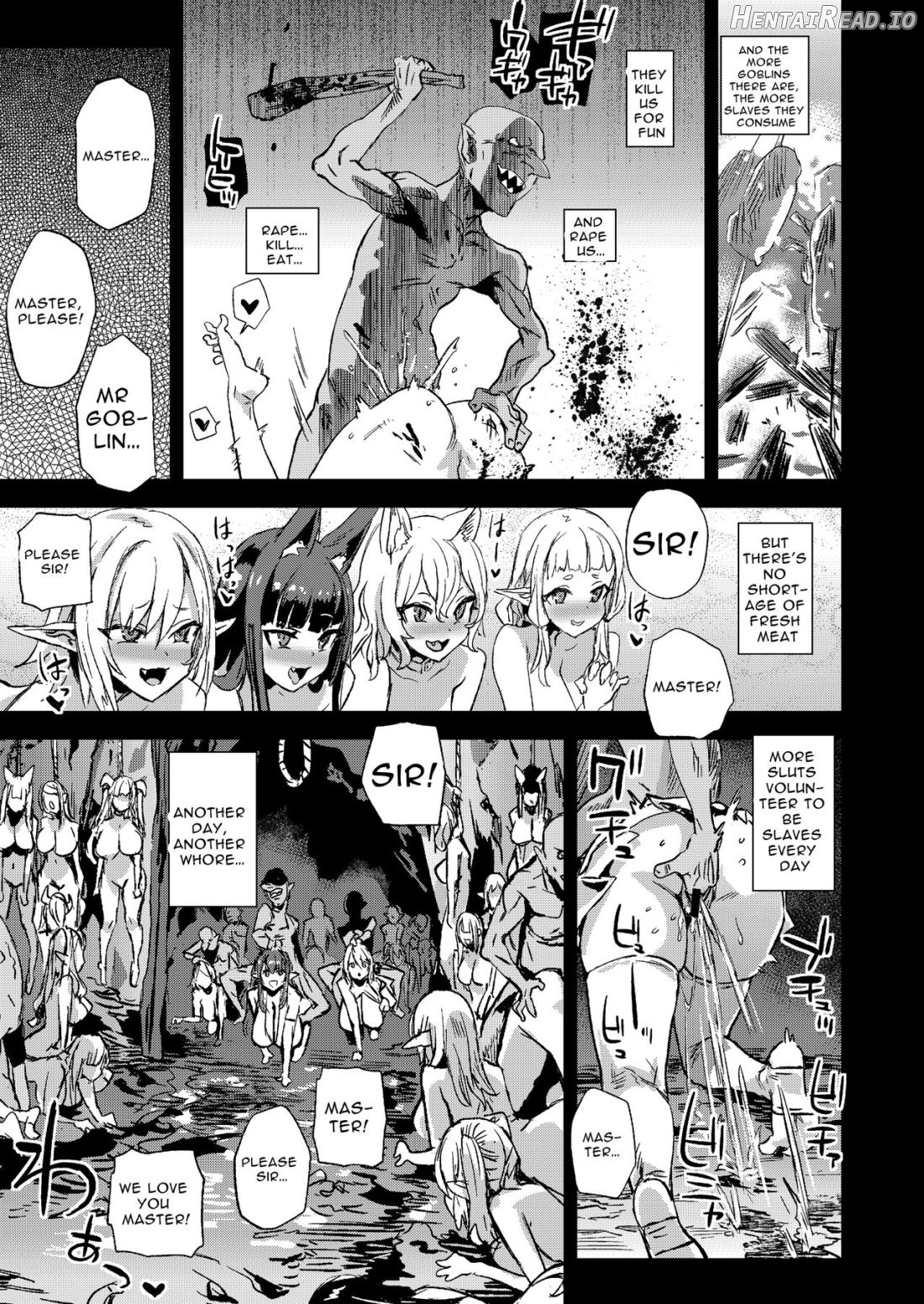 Succubus Joou vs Zako Goblin - Victim Girls R Chapter 1 - page 40