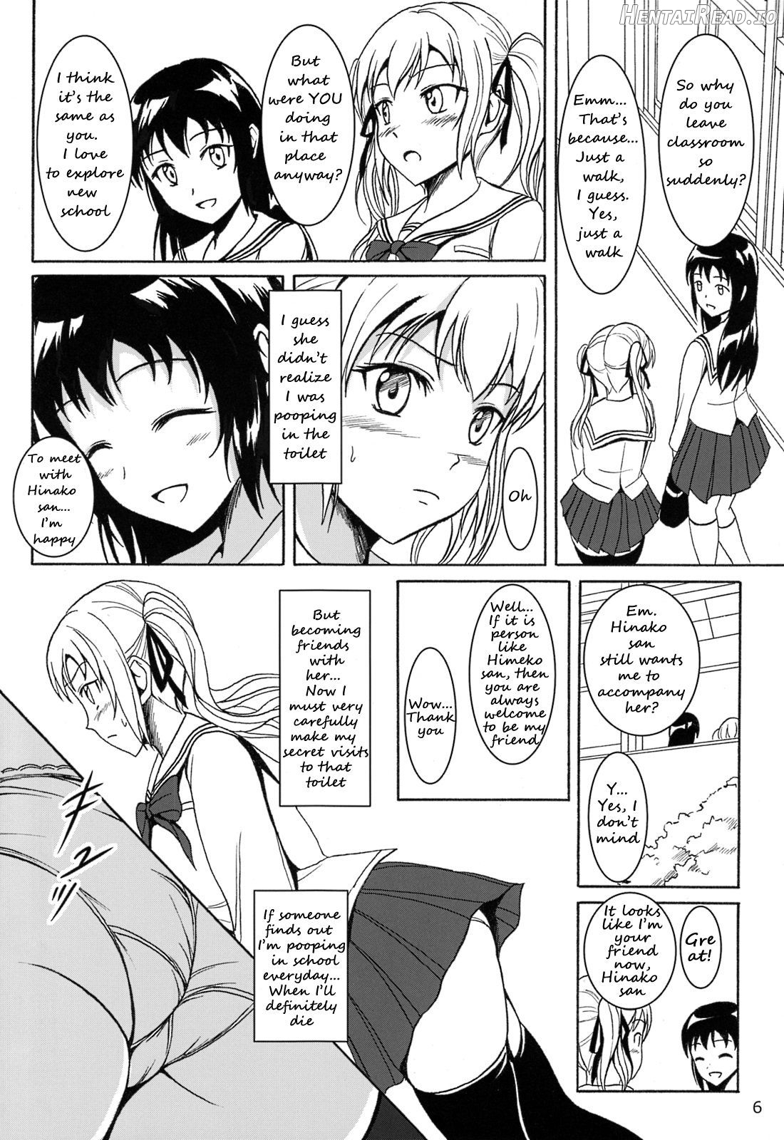 Haisetsu Shoujo 6 Hinako to Otsuuji to Otomodachi Chapter 7 - page 5