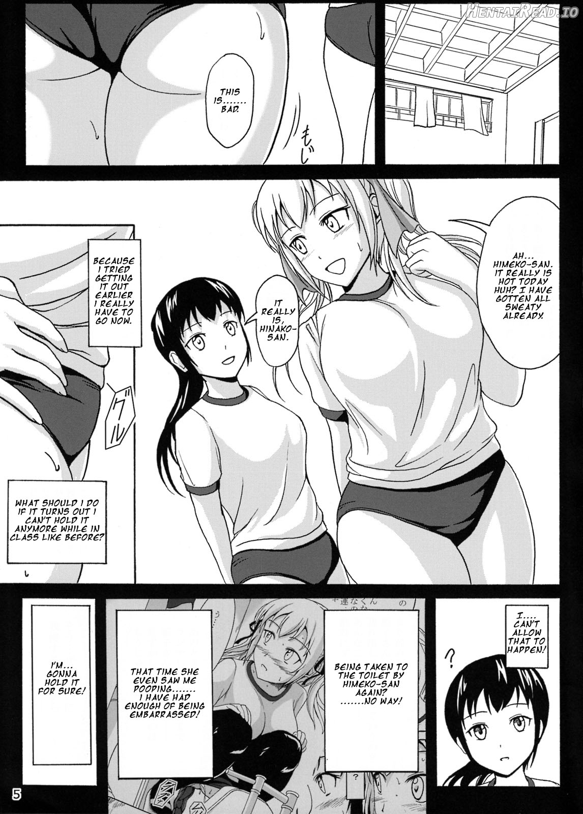 Haisetsu Shoujo 6 Hinako to Otsuuji to Otomodachi Chapter 8 - page 5