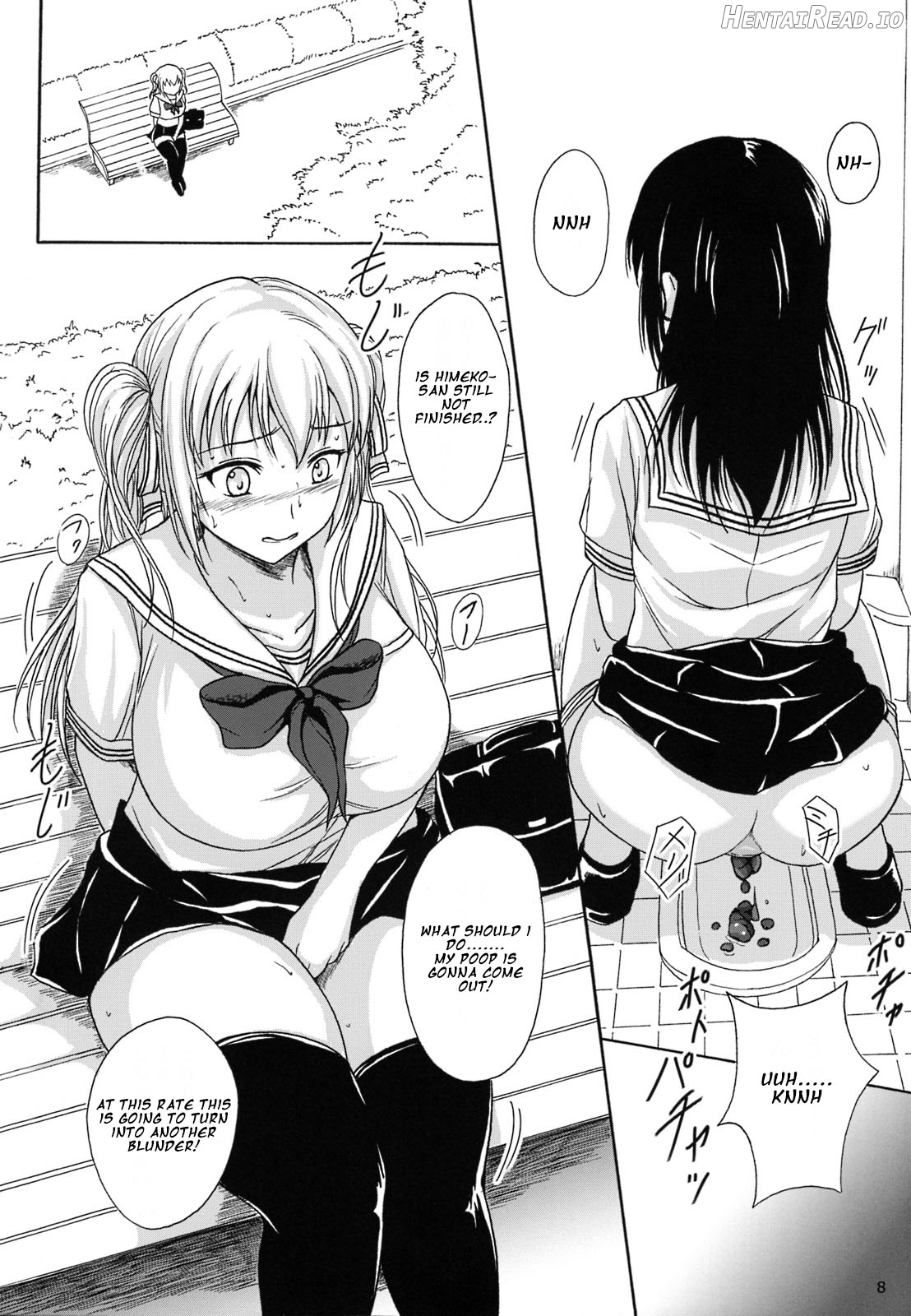 Haisetsu Shoujo 6 Hinako to Otsuuji to Otomodachi Chapter 9 - page 7