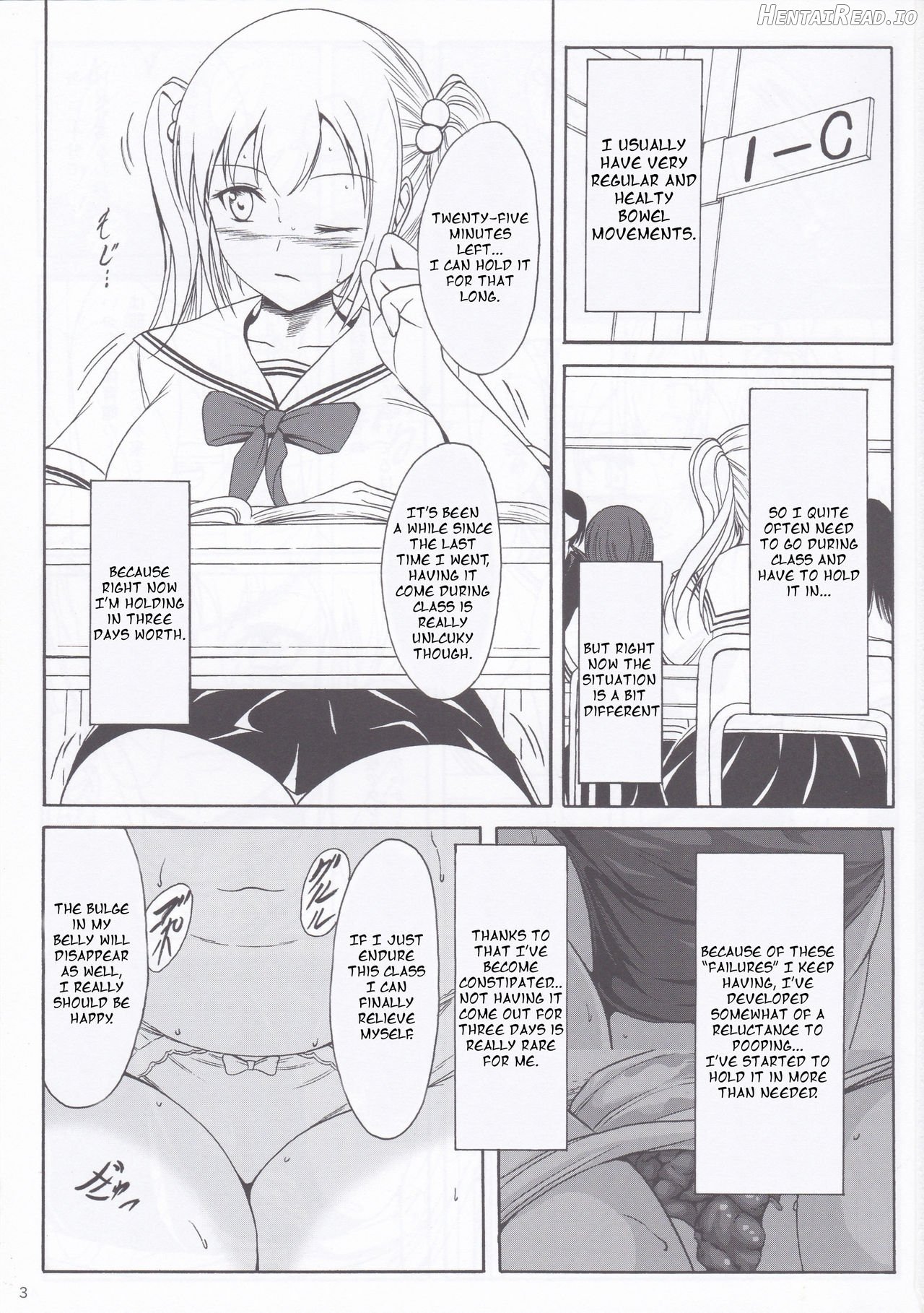 Haisetsu Shoujo 6 Hinako to Otsuuji to Otomodachi Chapter 10 - page 2