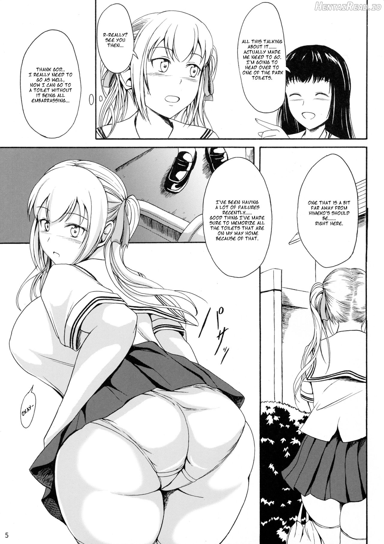 Haisetsu Shoujo 6 Hinako to Otsuuji to Otomodachi Chapter 11 - page 4