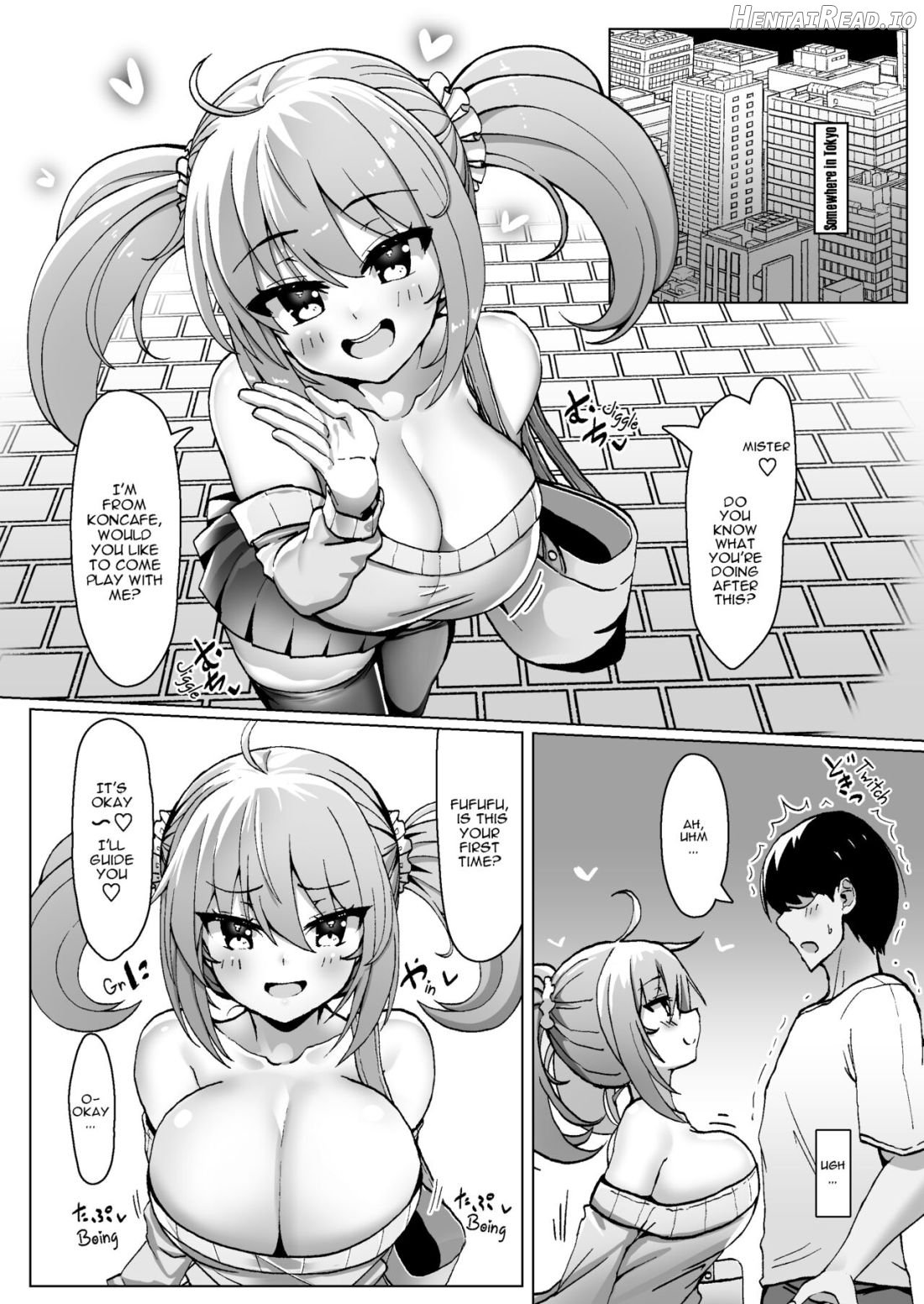 Bottakuri KonCafe Nanka ni Do-Hamari Shichatta ne Chapter 1 - page 3