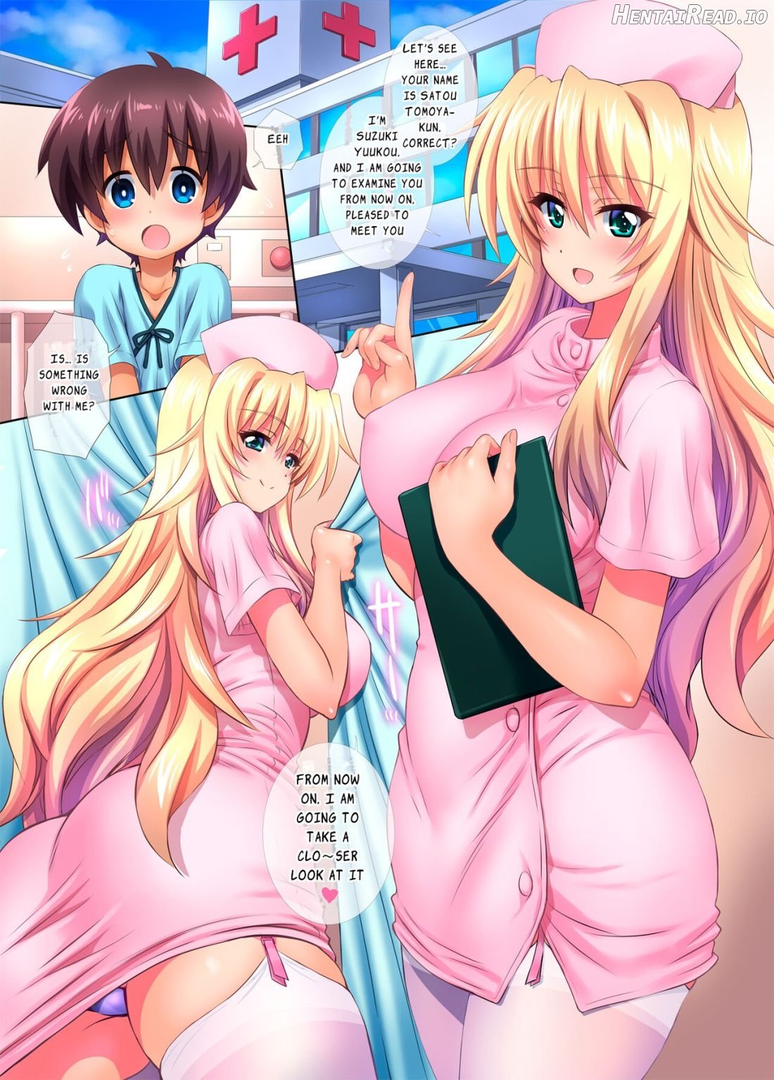 Byouin ni Ittara Ecchi na Nurse no Onee-san ni Kensa sarechatta Hanashi Chapter 1 - page 2