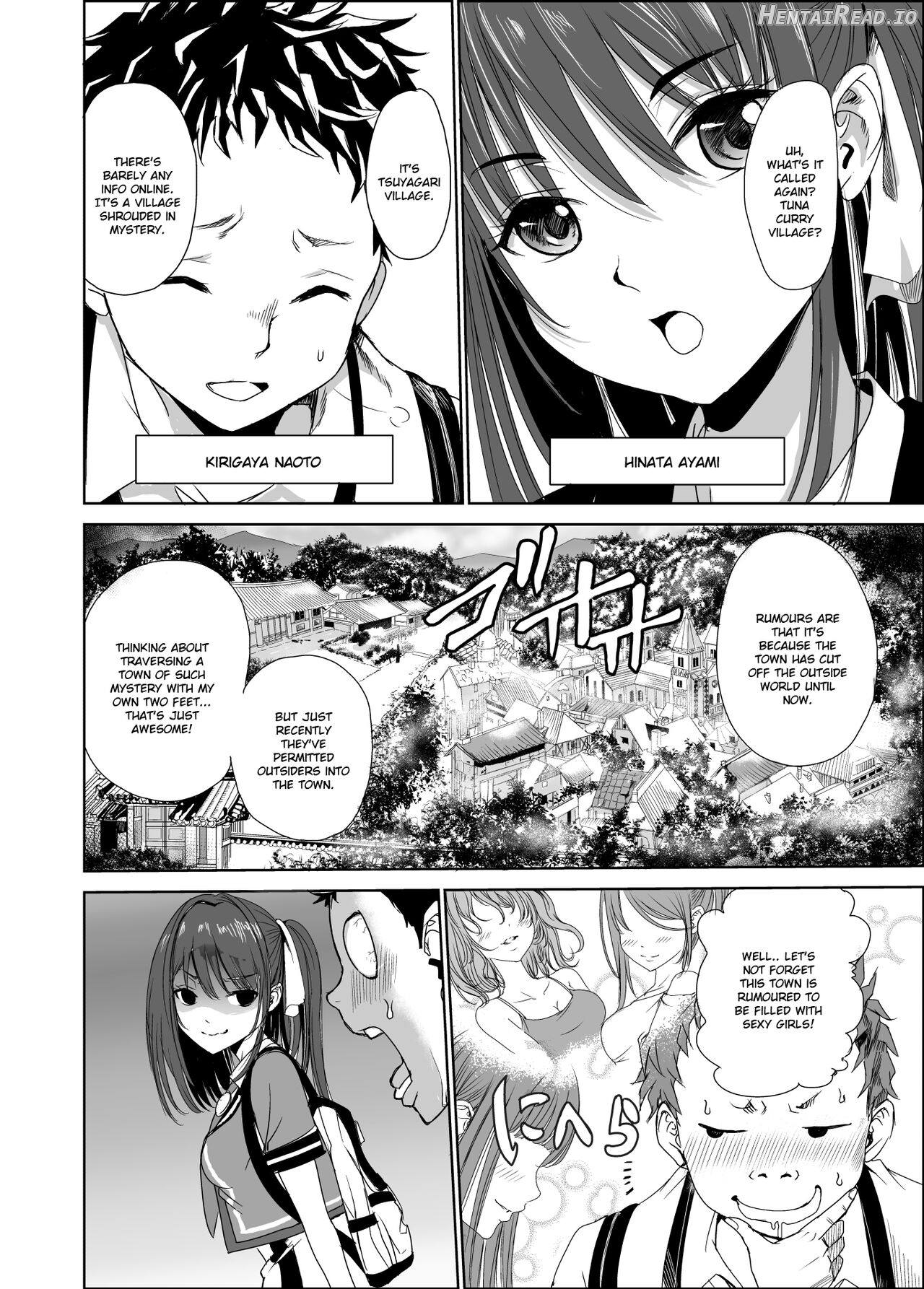 Tsuyagari Mura 2 ~Kareshi o Mamoru Tame Hikyou no Mura de Kyousei Gohoushi & NTR Sex~ Chapter 1 - page 3