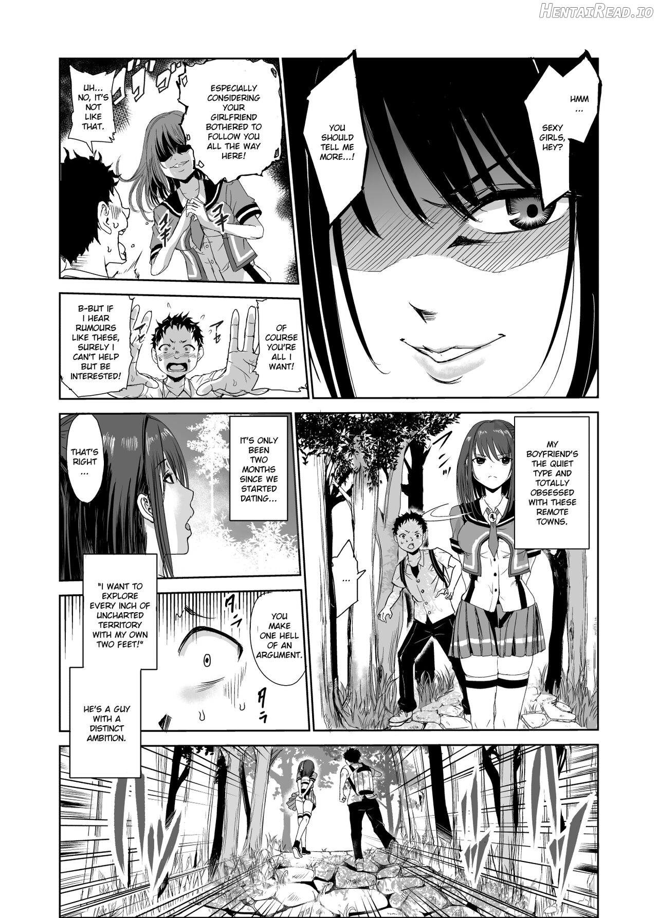 Tsuyagari Mura 2 ~Kareshi o Mamoru Tame Hikyou no Mura de Kyousei Gohoushi & NTR Sex~ Chapter 1 - page 4