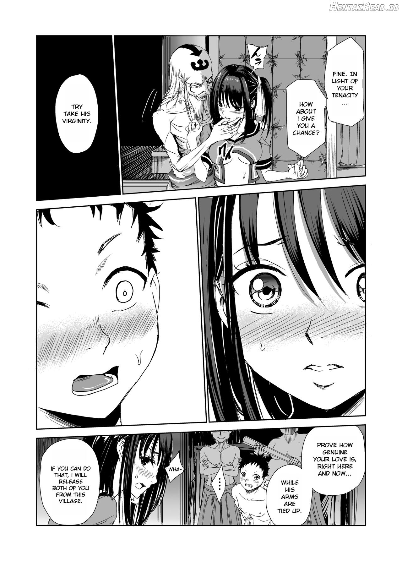 Tsuyagari Mura 2 ~Kareshi o Mamoru Tame Hikyou no Mura de Kyousei Gohoushi & NTR Sex~ Chapter 1 - page 24