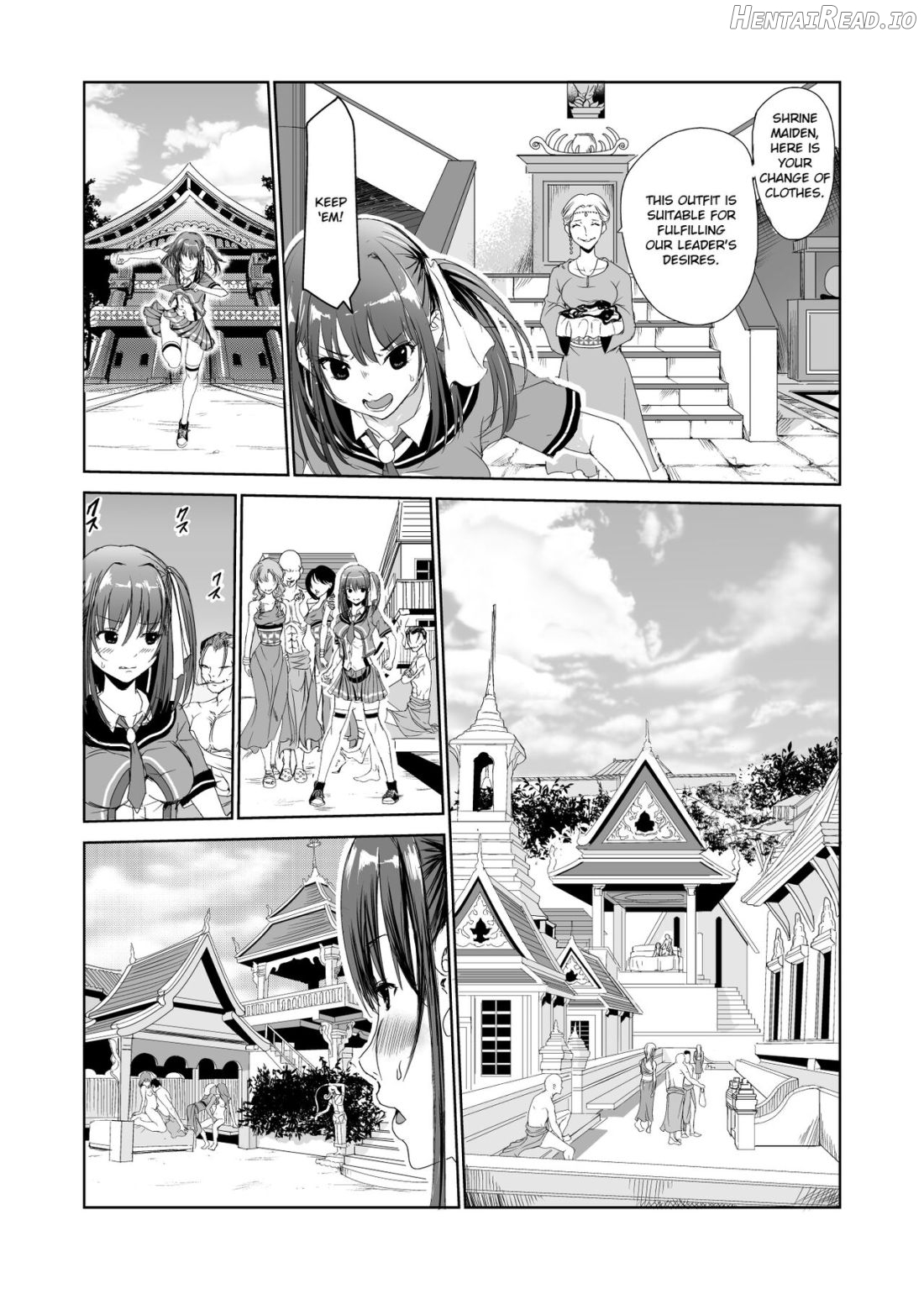 Tsuyagari Mura 2 ~Kareshi o Mamoru Tame Hikyou no Mura de Kyousei Gohoushi & NTR Sex~ Chapter 2 - page 6