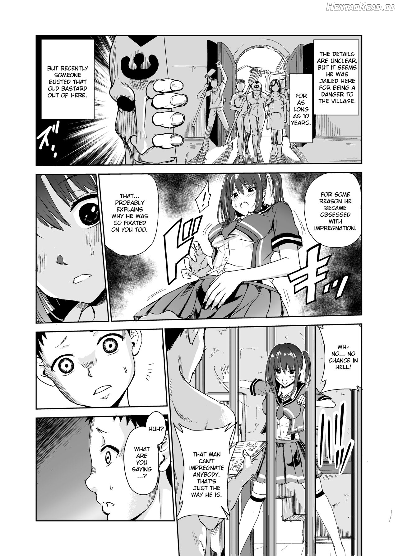 Tsuyagari Mura 2 ~Kareshi o Mamoru Tame Hikyou no Mura de Kyousei Gohoushi & NTR Sex~ Chapter 3 - page 9