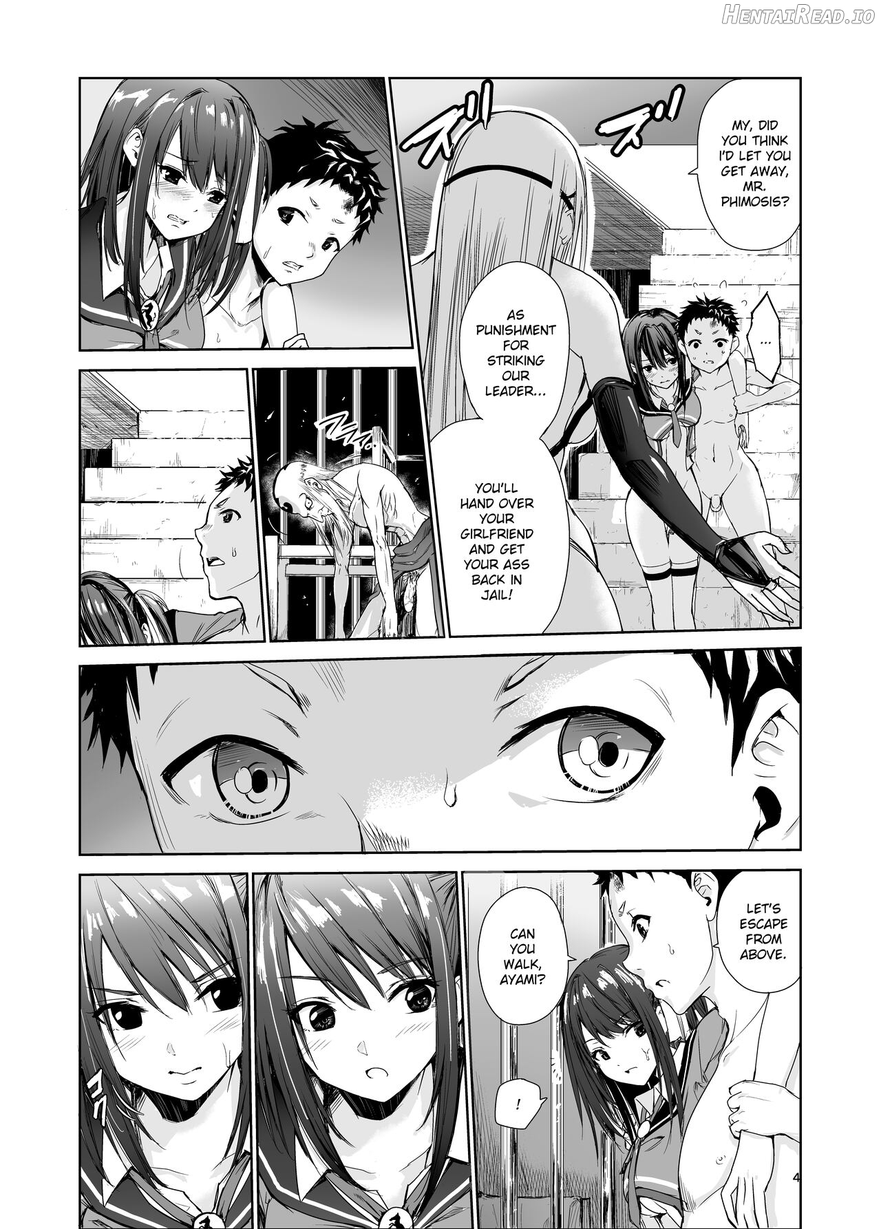 Tsuyagari Mura 2 ~Kareshi o Mamoru Tame Hikyou no Mura de Kyousei Gohoushi & NTR Sex~ Chapter 4 - page 3