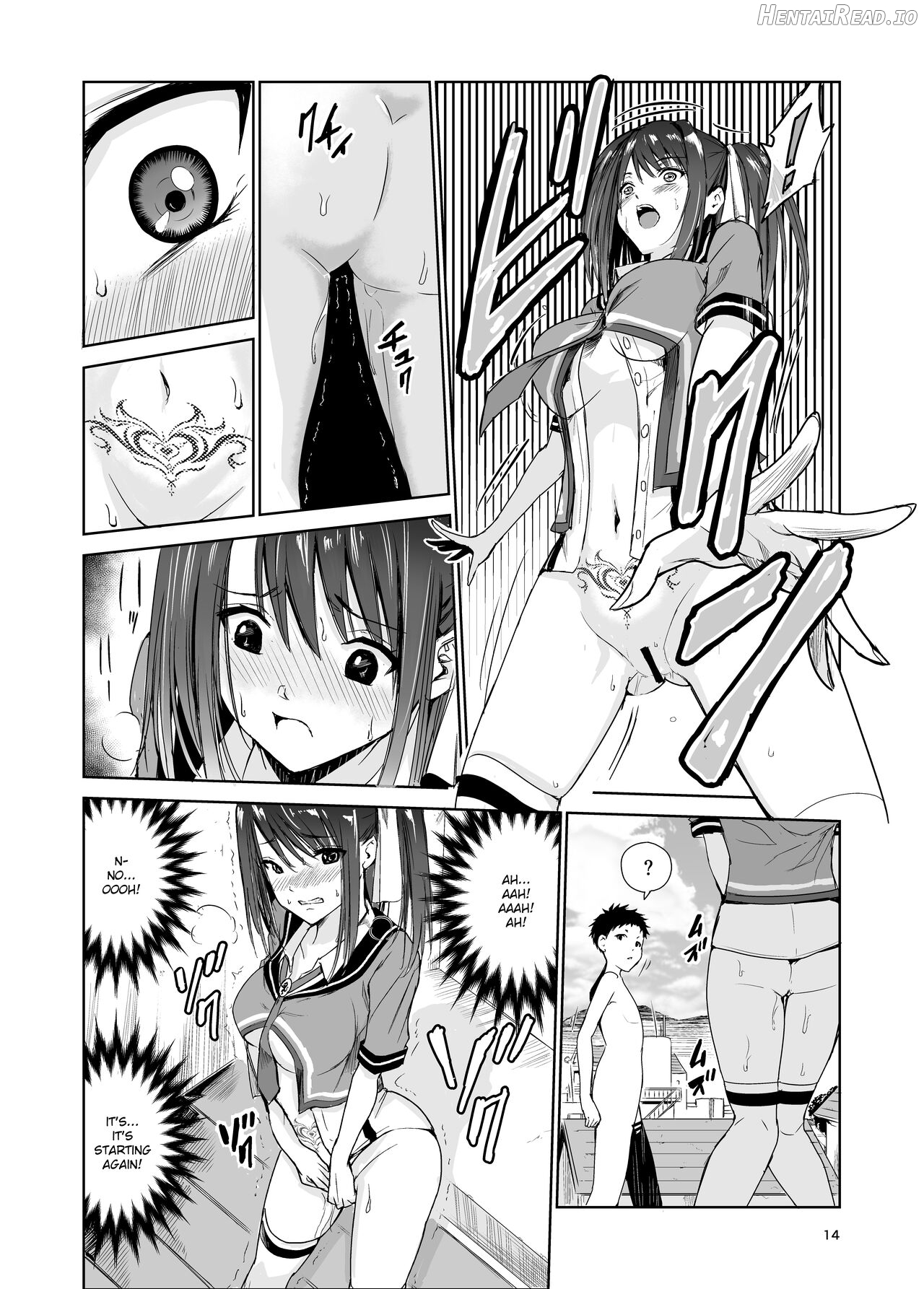 Tsuyagari Mura 2 ~Kareshi o Mamoru Tame Hikyou no Mura de Kyousei Gohoushi & NTR Sex~ Chapter 4 - page 13