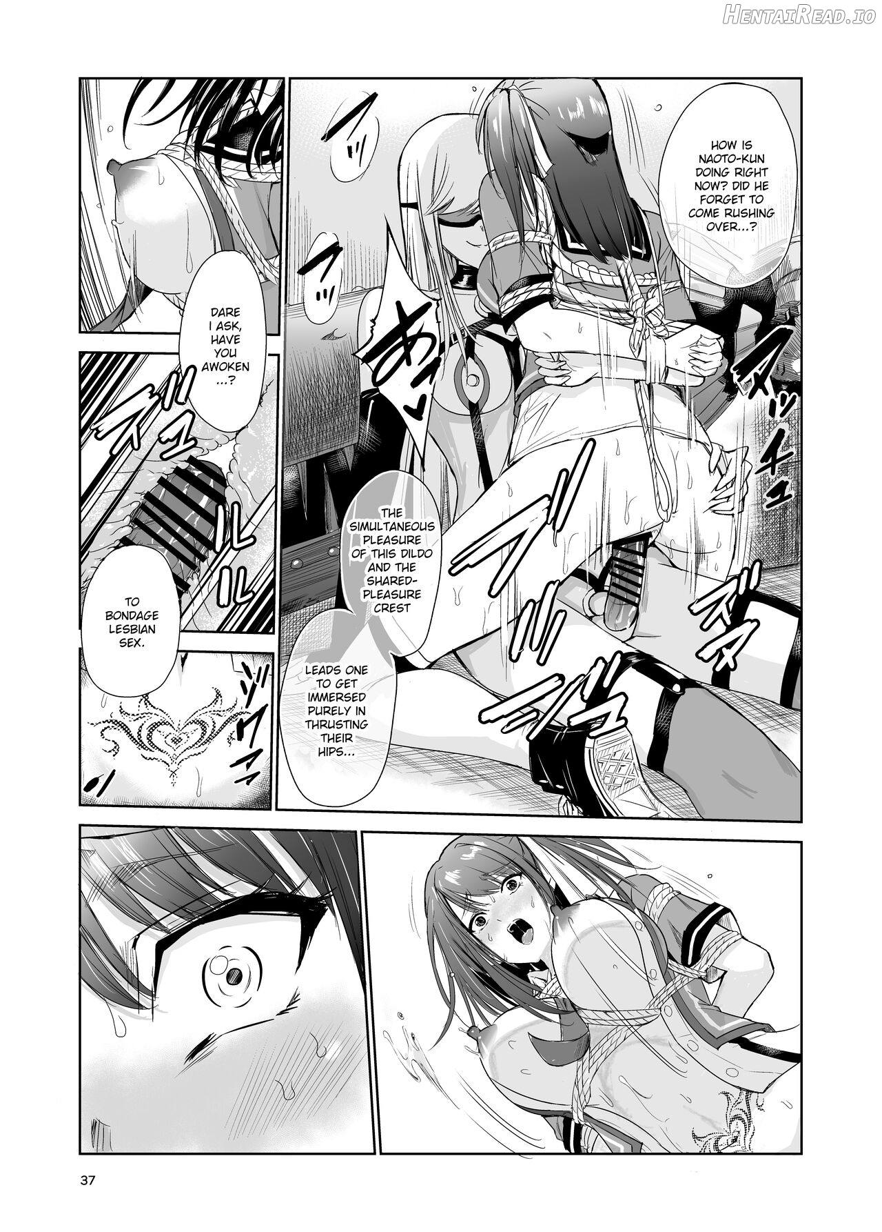 Tsuyagari Mura 2 ~Kareshi o Mamoru Tame Hikyou no Mura de Kyousei Gohoushi & NTR Sex~ Chapter 4 - page 36