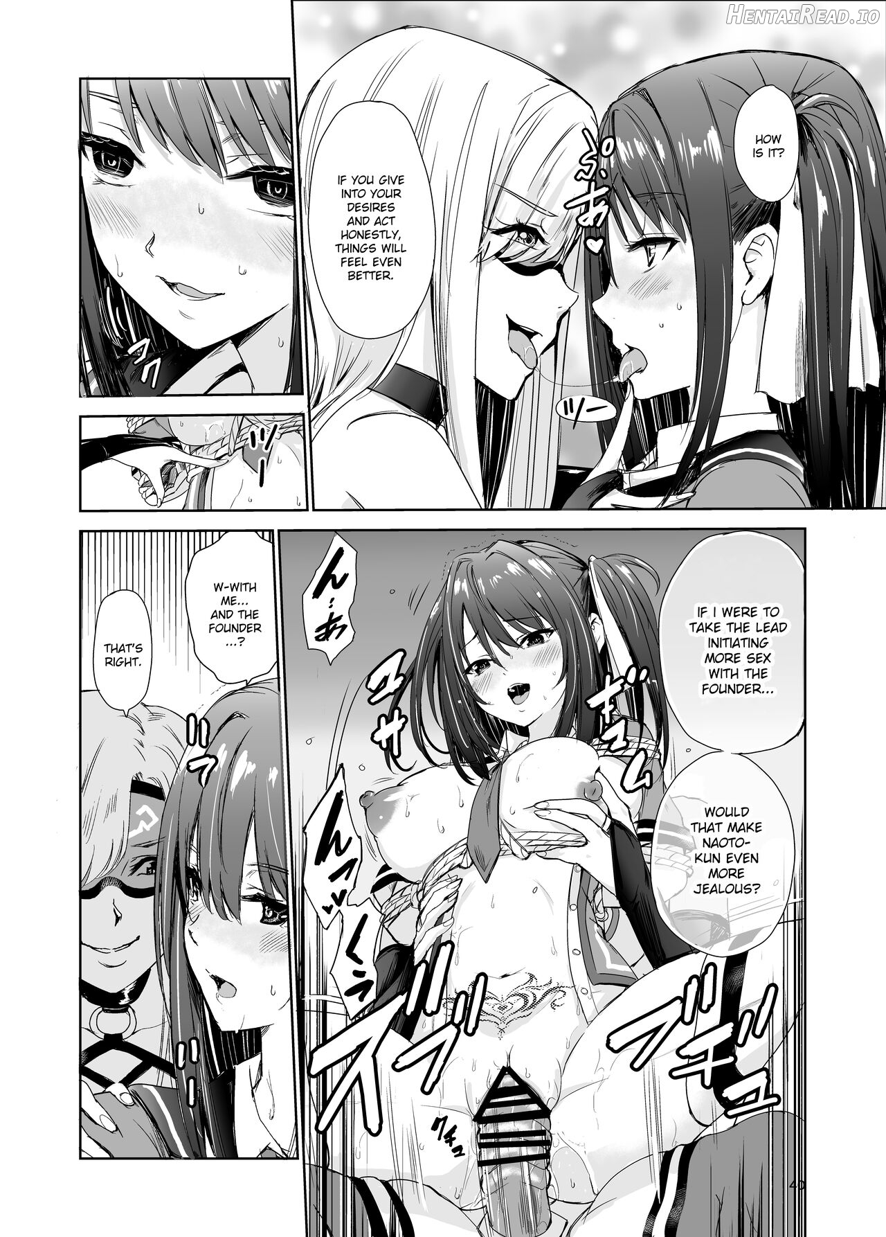 Tsuyagari Mura 2 ~Kareshi o Mamoru Tame Hikyou no Mura de Kyousei Gohoushi & NTR Sex~ Chapter 4 - page 39