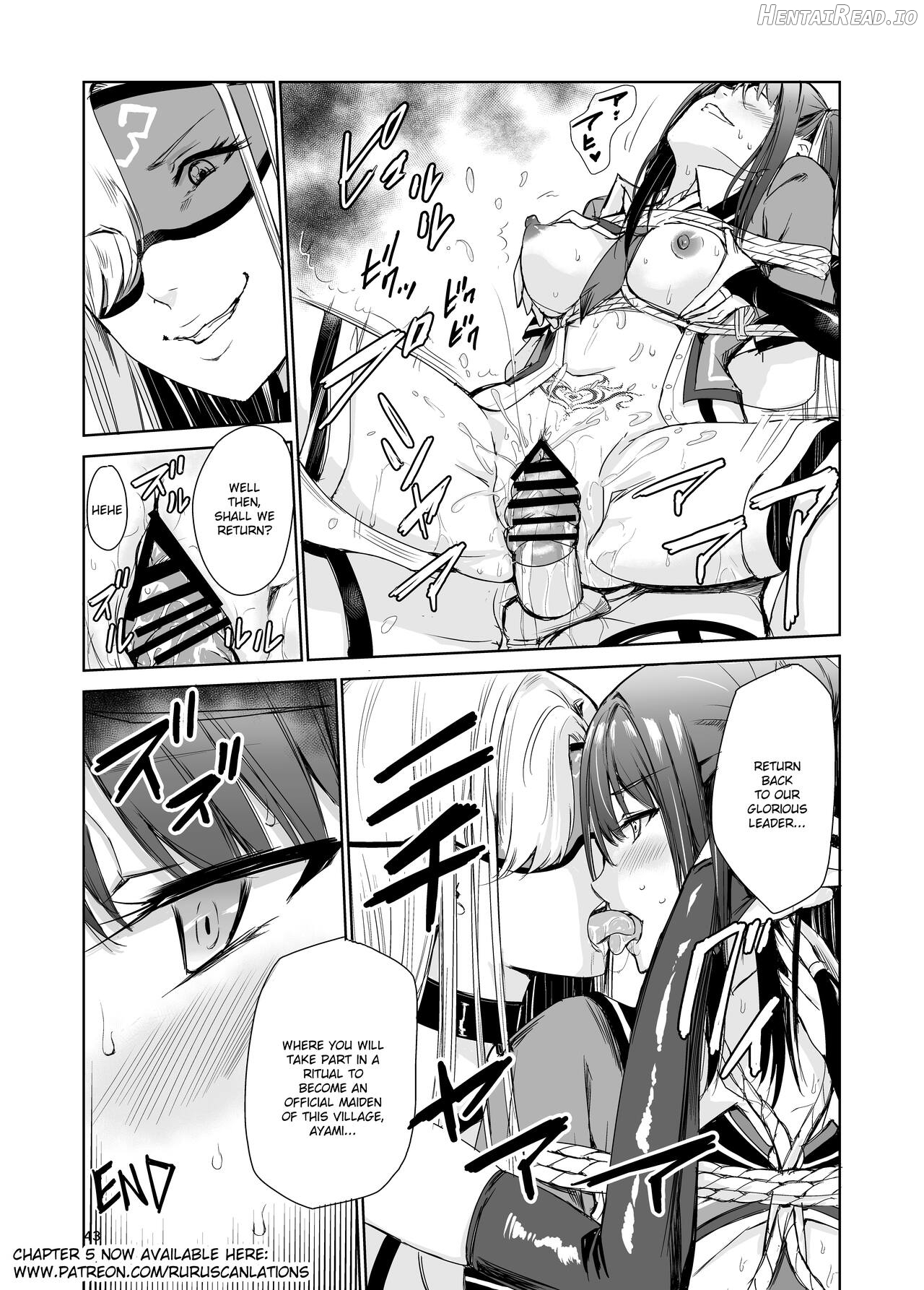 Tsuyagari Mura 2 ~Kareshi o Mamoru Tame Hikyou no Mura de Kyousei Gohoushi & NTR Sex~ Chapter 4 - page 42