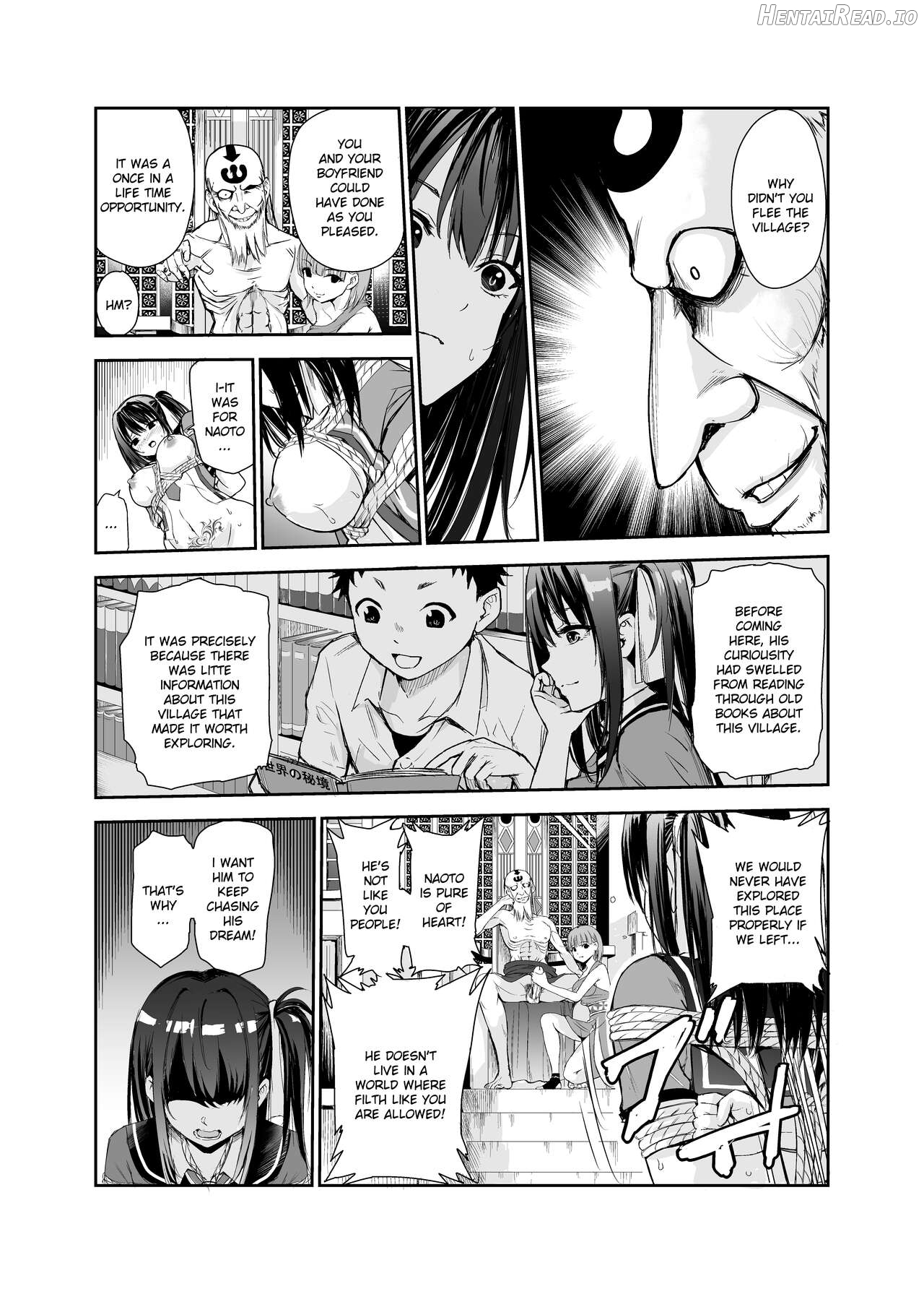 Tsuyagari Mura 2 ~Kareshi o Mamoru Tame Hikyou no Mura de Kyousei Gohoushi & NTR Sex~ Chapter 5 - page 8