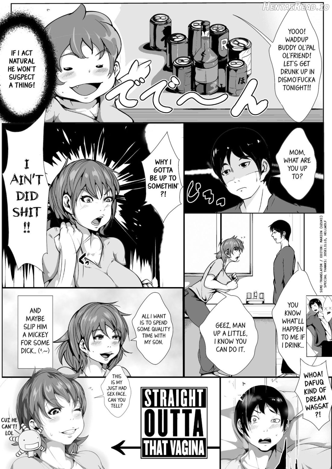 Dosukebe Okaa-san to Musuko no Asedaku Sex Chapter 1 - page 26