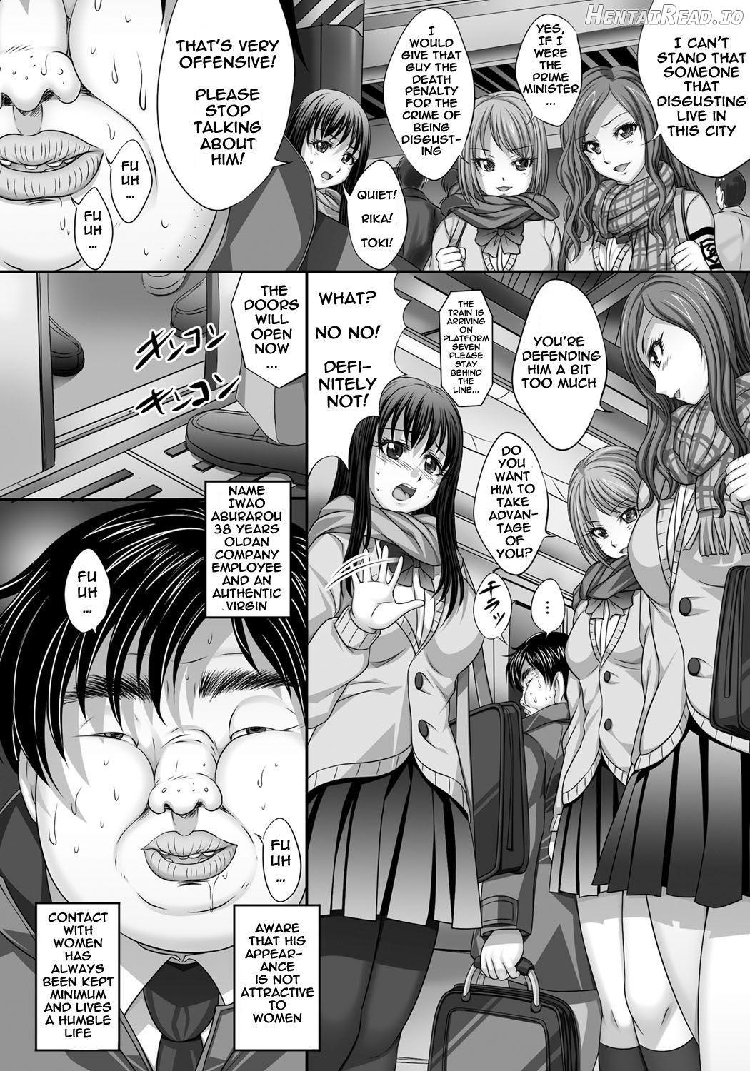 Busamen ga Tsuukin Densha no Jikan o Tomete JK ni xx Chapter 1 - page 2