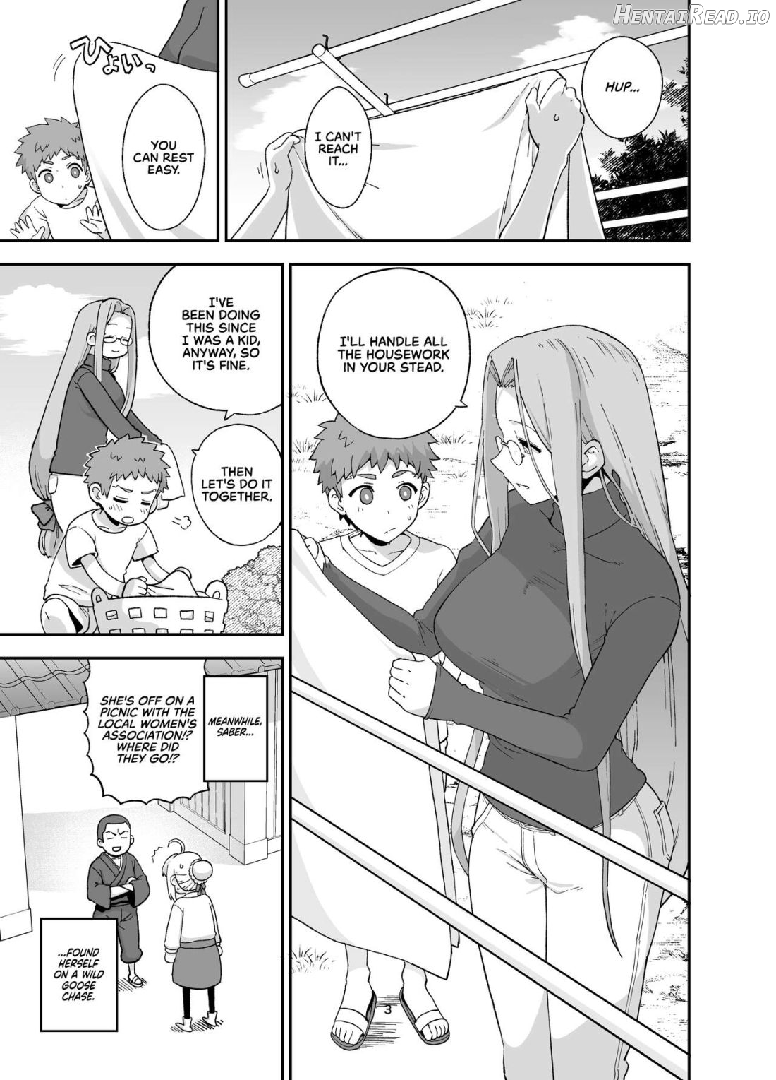 Rider-san to Orusuban Chapter 1 - page 4