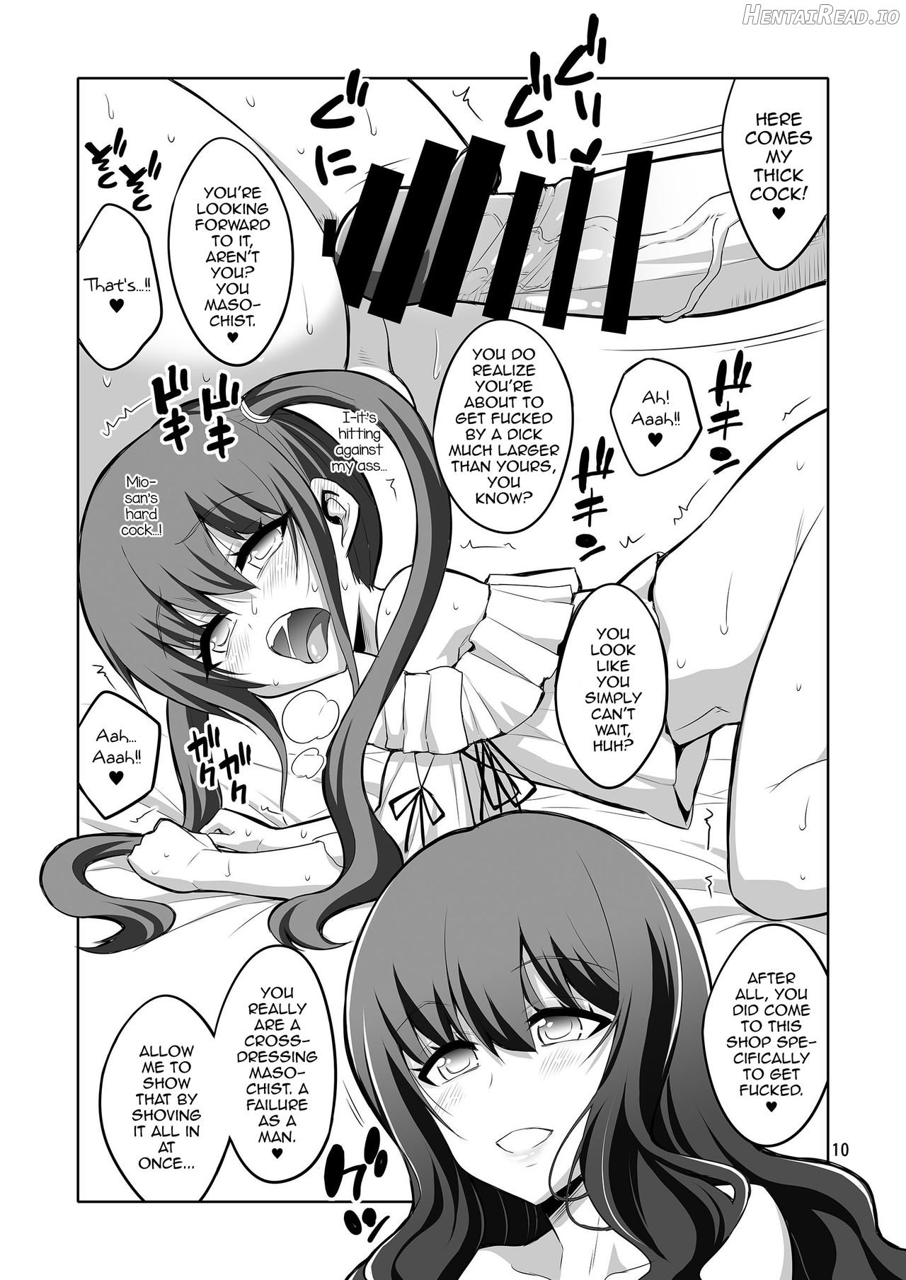 Futanari Onee-san Fuuzoku Gyaku Anal Choukyou Nikki Chapter 1 - page 9