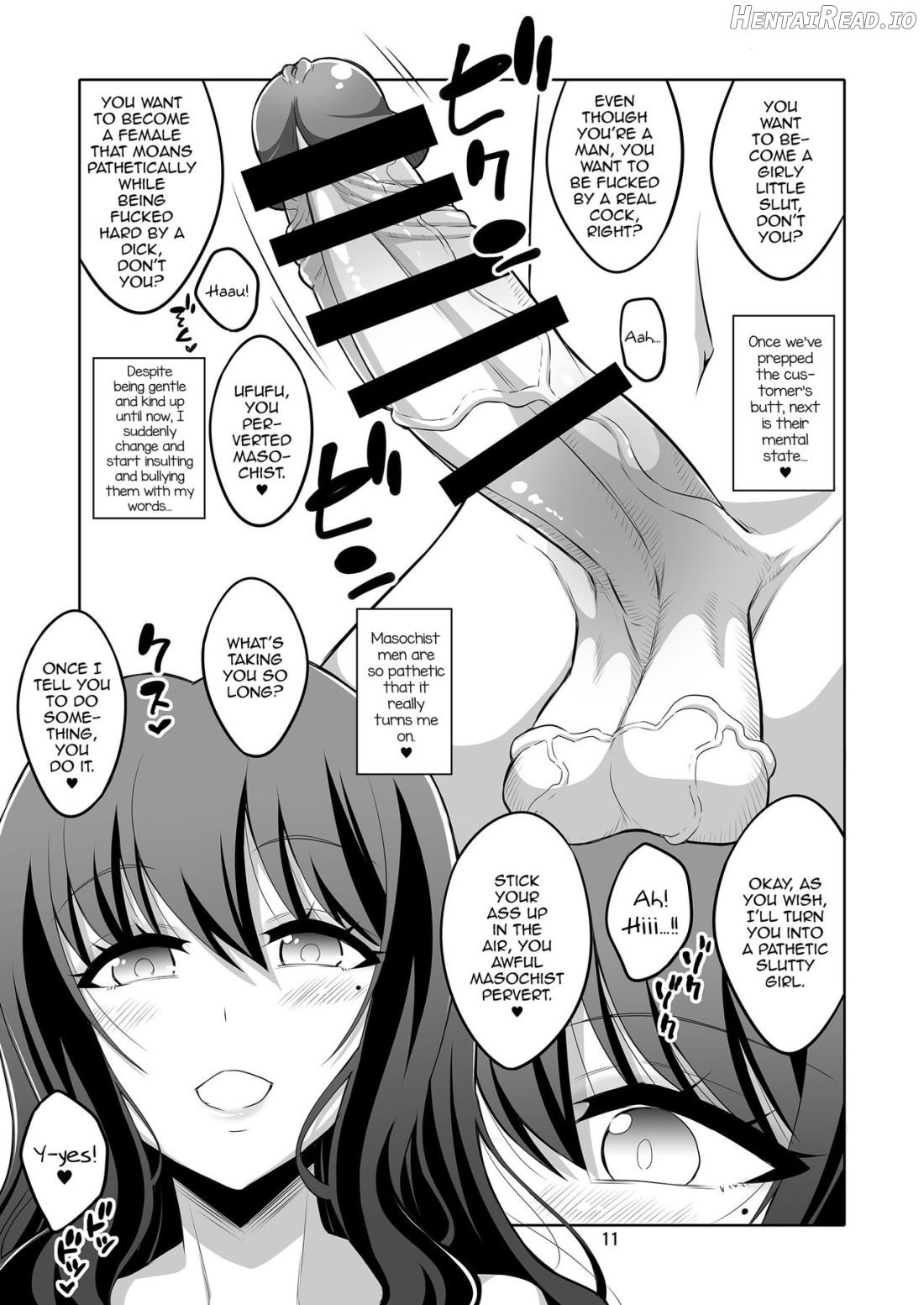 Futanari Onee-san Fuuzoku Gyaku Anal Choukyou Nikki Chapter 2 - page 8