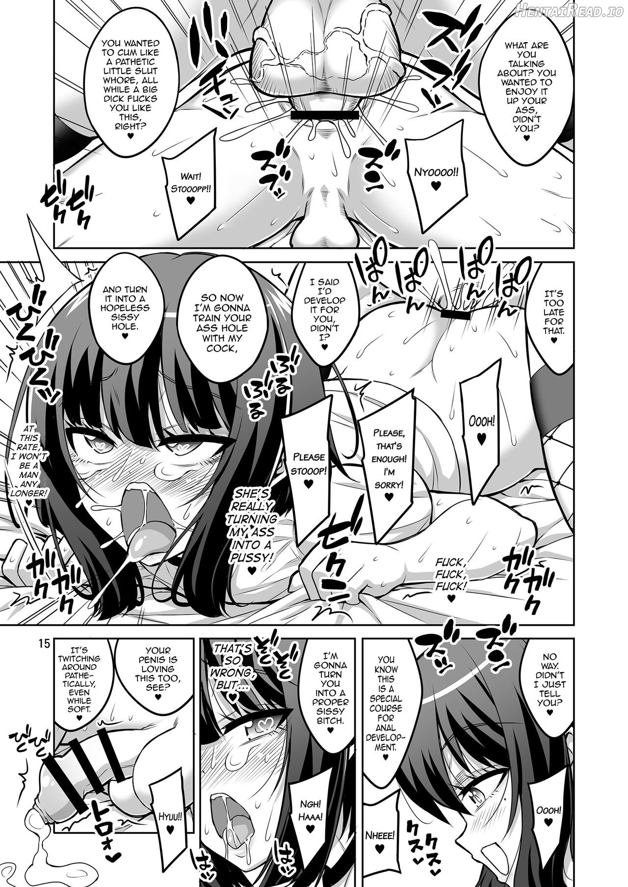 Futanari Onee-san Fuuzoku Gyaku Anal Choukyou Nikki Chapter 3 - page 14