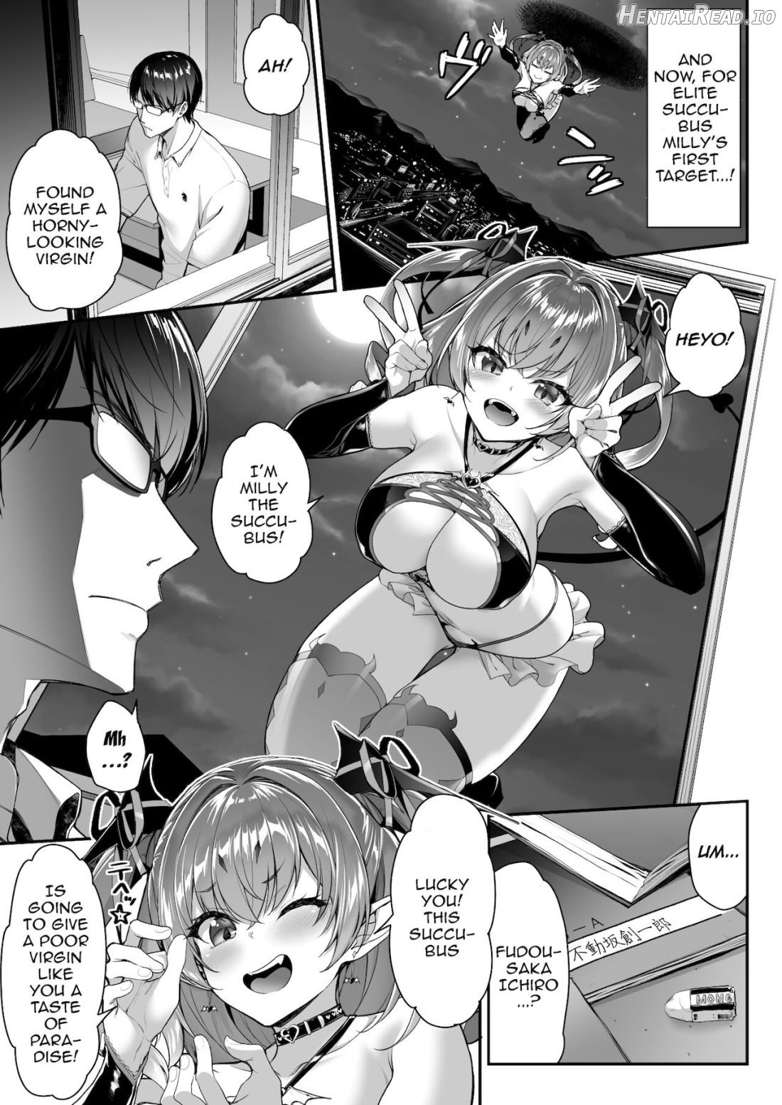 Zako Succubus-chan wa Semen ga Hoshii no! Chapter 1 - page 4