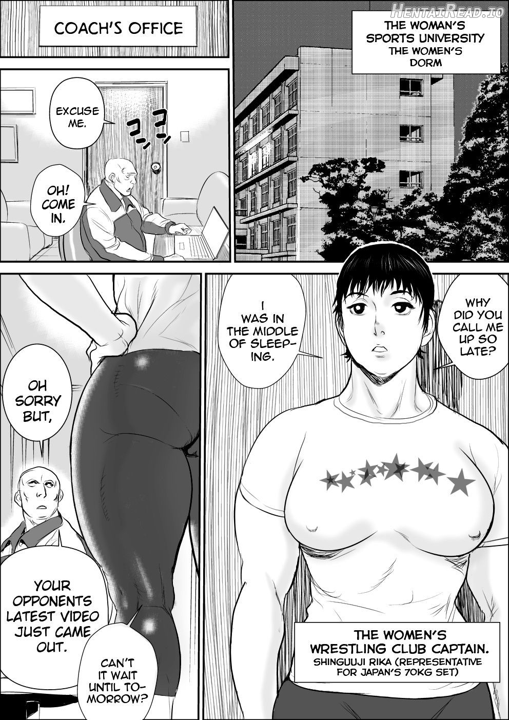 Joshi Athlete Saiminkan Joshi Wrestling Hen Chapter 1 - page 4