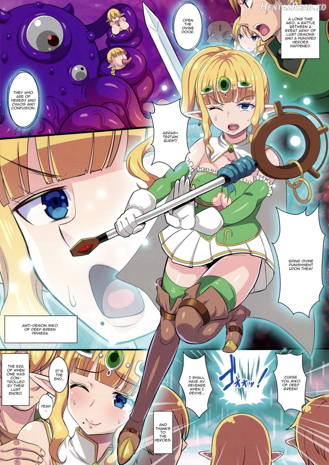 Fukushuu no Elf Lieselotte Zero ~Inran Hitozuma Renzoku Zecchou Rinkan Ishukan Dosukebe Kairaku Ochi!~ Chapter 1 - page 2