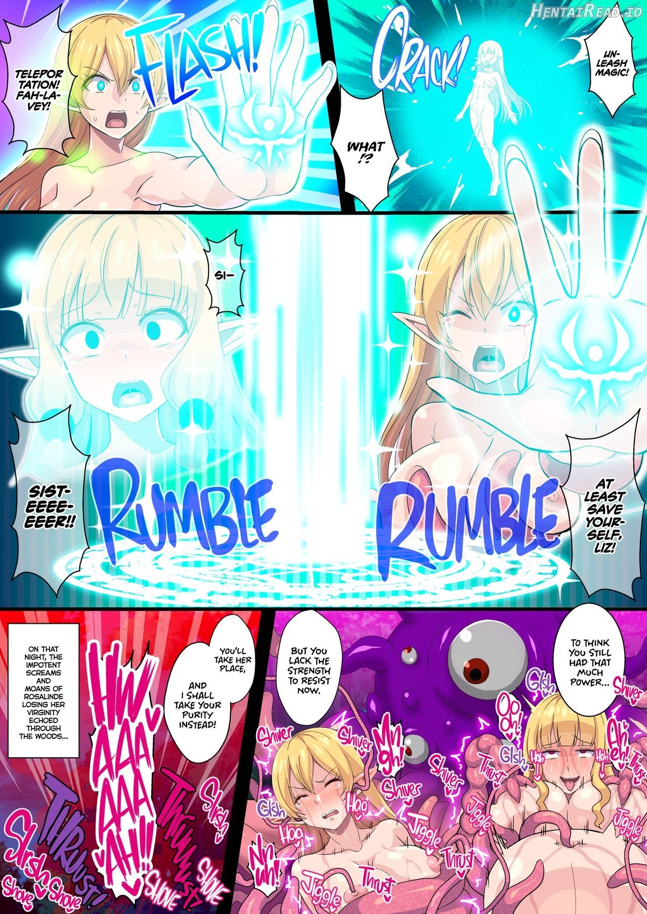 Fukushuu no Elf Lieselotte Zero ~Inran Hitozuma Renzoku Zecchou Rinkan Ishukan Dosukebe Kairaku Ochi!~ Chapter 2 - page 19