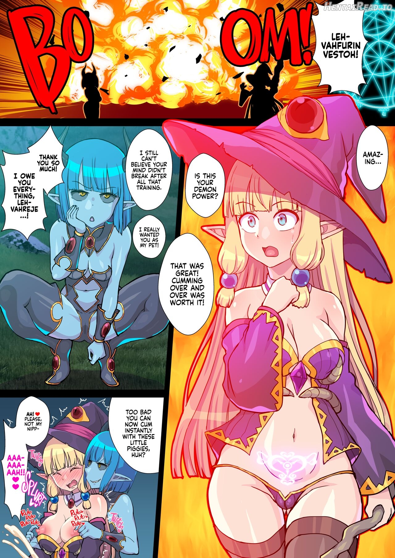 Fukushuu no Elf Lieselotte Zero ~Inran Hitozuma Renzoku Zecchou Rinkan Ishukan Dosukebe Kairaku Ochi!~ Chapter 4 - page 22