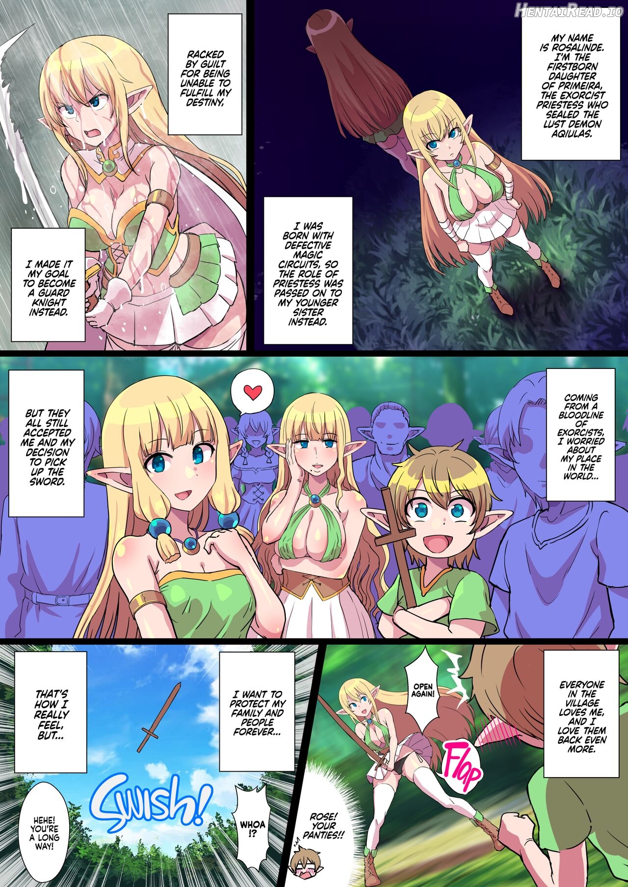 Fukushuu no Elf Lieselotte Zero ~Inran Hitozuma Renzoku Zecchou Rinkan Ishukan Dosukebe Kairaku Ochi!~ Chapter 5 - page 3