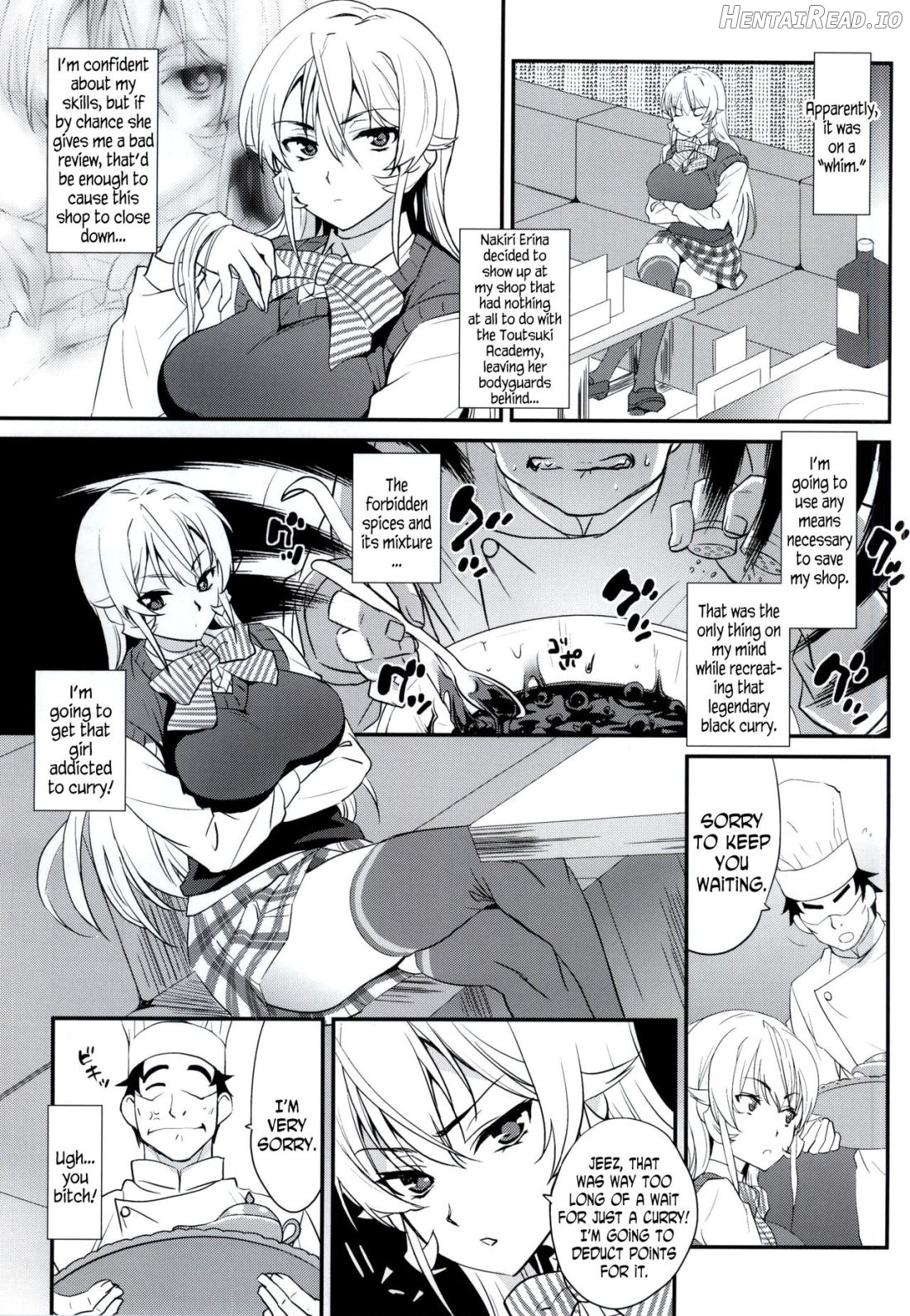 Erina-sama ni Tokusei Kuroi Curry o Gochisou shita Kekka Chapter 1 - page 2