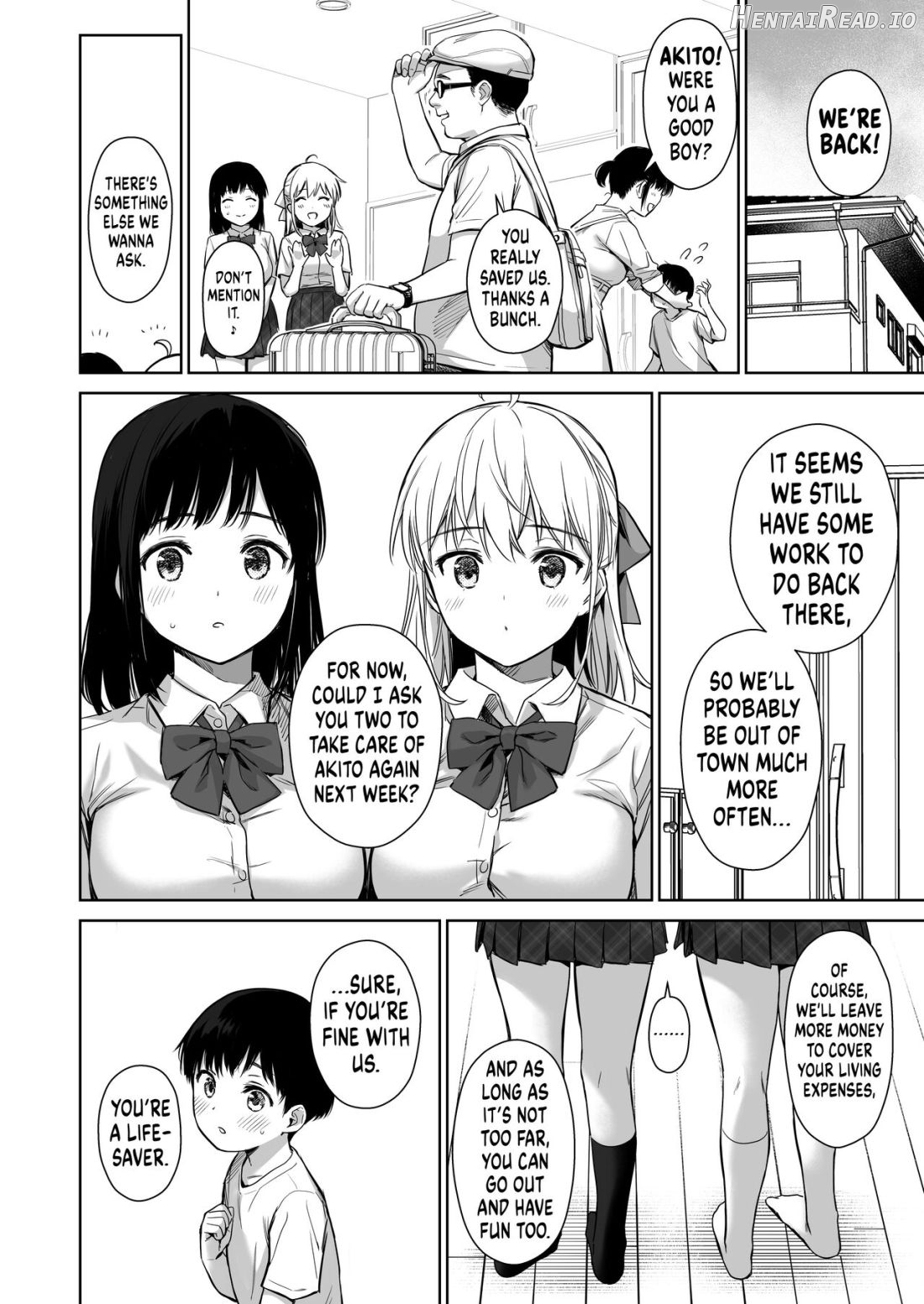 Naisho no Hajimete ~Suunenburi ni Atta Shinseki no Bijin JK Shimai ni Ecchi no Tehodoki Sarechaimasu~ Chapter 1 - page 74