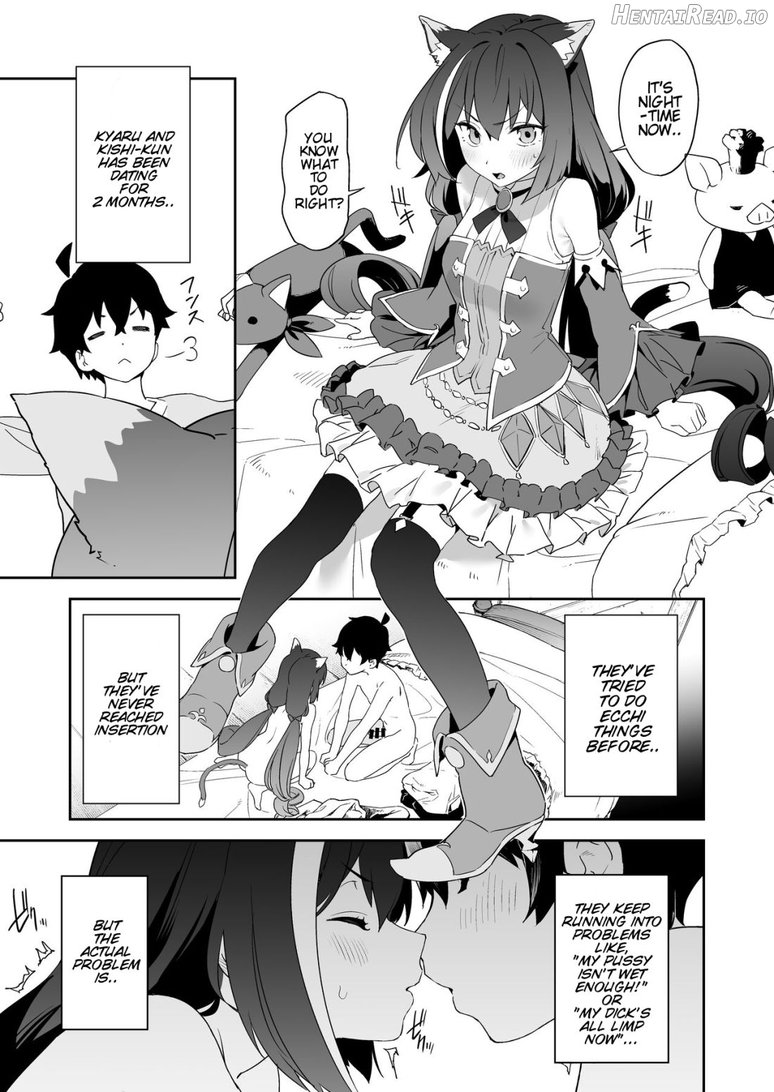 Kusozako Manko Kyaru-chan to Kusozako Chinpo Kishi-kun Chapter 1 - page 2