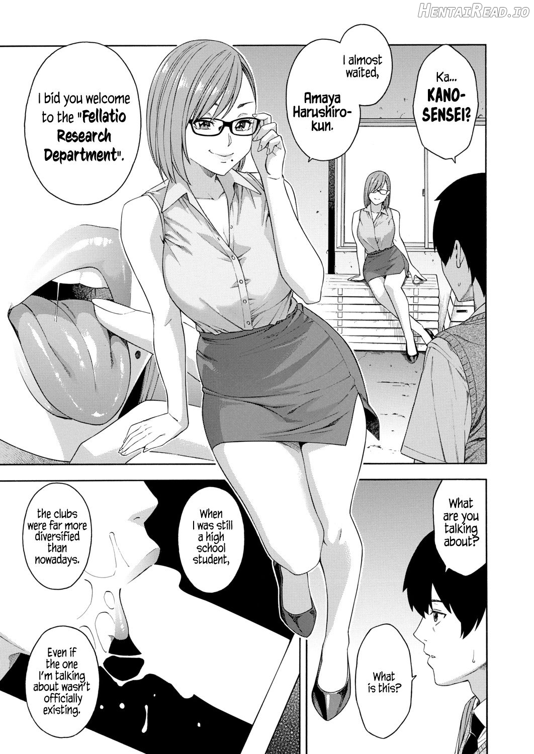 Fellatio Kenkyuubu Ch. 1 Chapter 1 - page 7