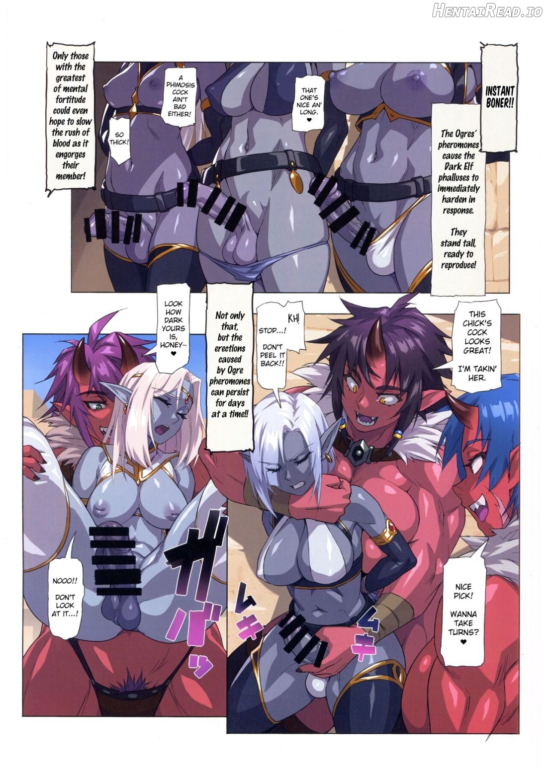 Ogre tai Dark Elf Ogre Hanshoku Dai Sakusen Chapter 1 - page 4