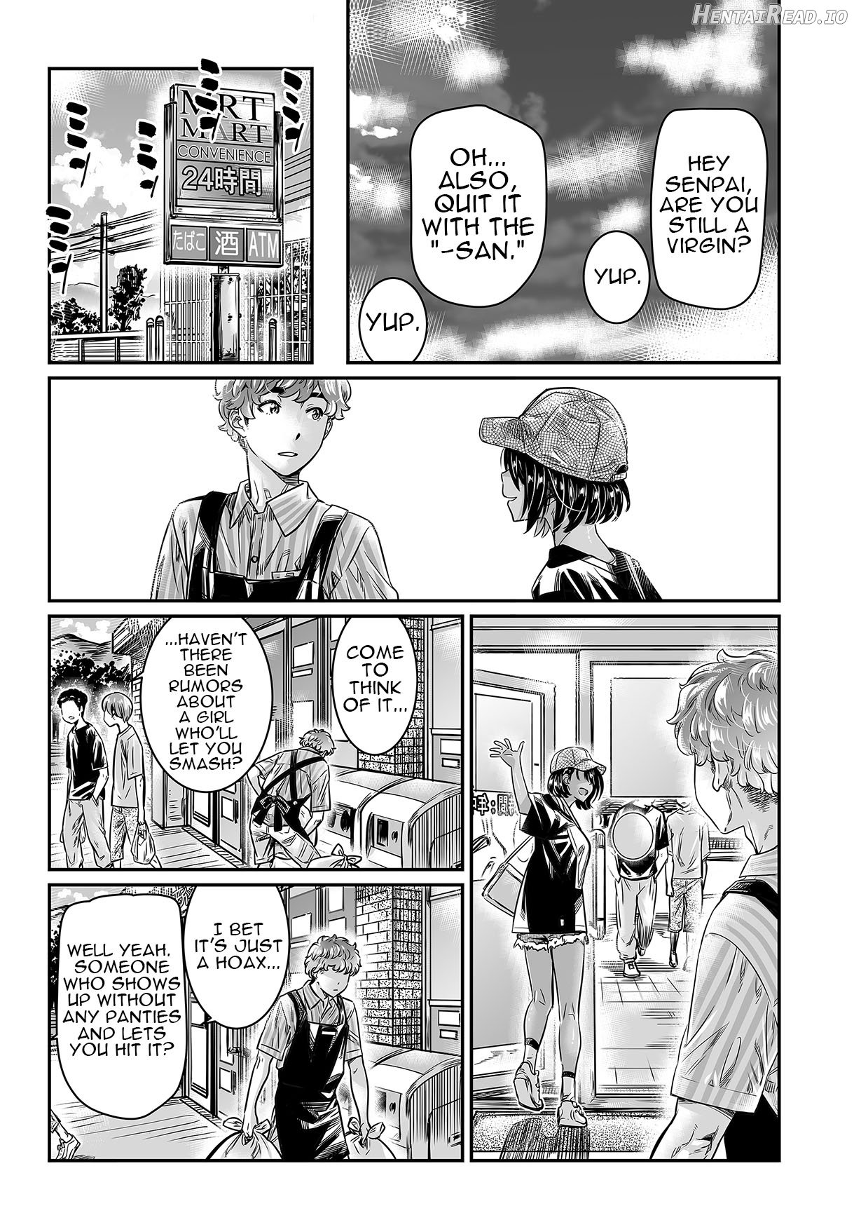 Hiyake no Bitch Shoujo wa, Doutei no Senpai o Yagai Sex ni Sasou Chapter 1 - page 12