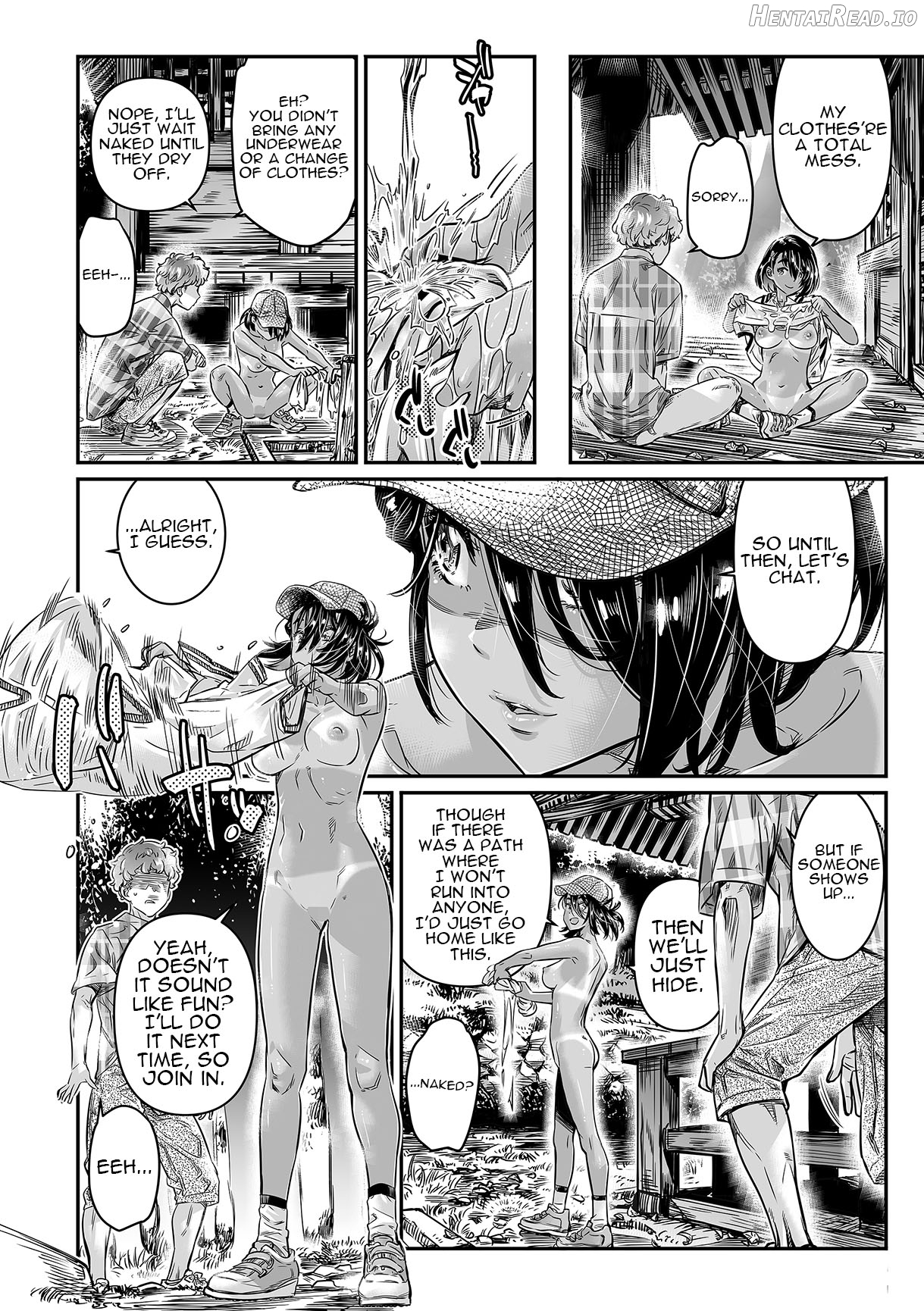 Hiyake no Bitch Shoujo wa, Doutei no Senpai o Yagai Sex ni Sasou Chapter 1 - page 29