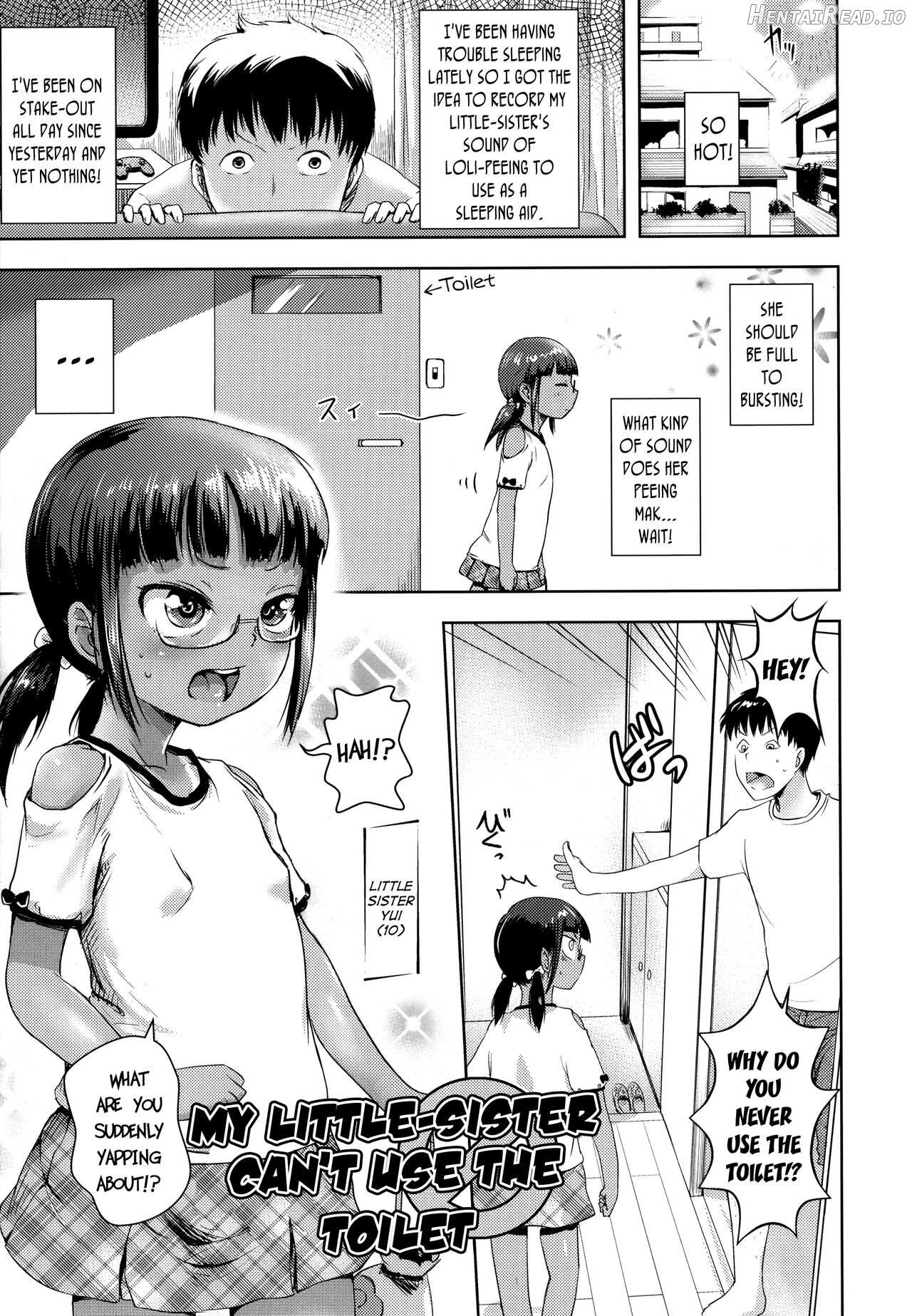 Uchi no Imouto wa Toilet ni Ikanai Chapter 8 - page 1