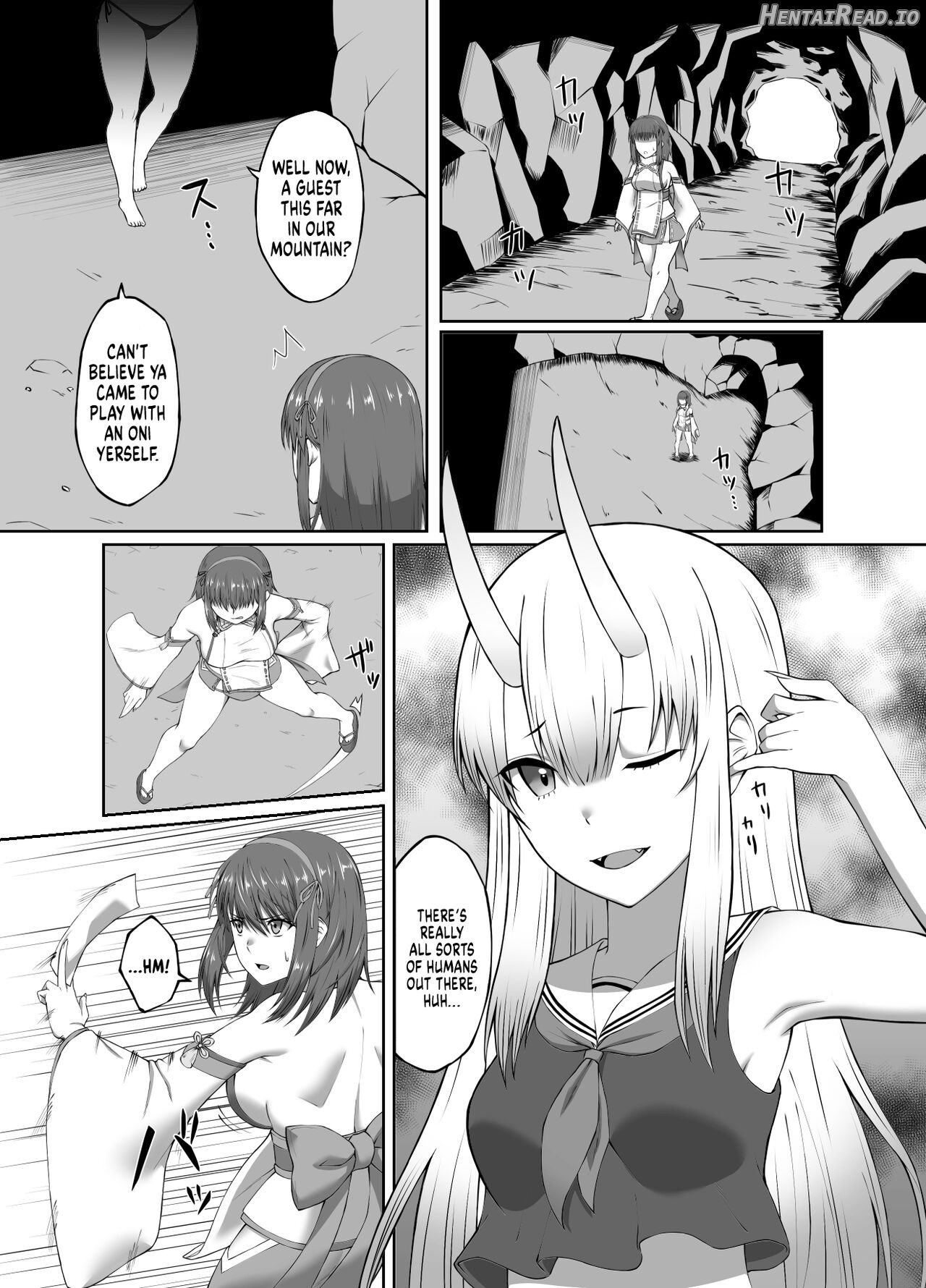 Taimashi Daraku Osen ~Futanari ni Ochita Taima Miko wa Inran Mesu Oni-ka~ Chapter 1 - page 6